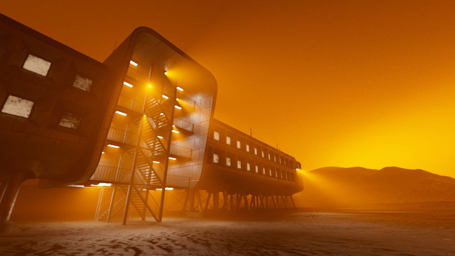 Backdrop for Red Planet Blue