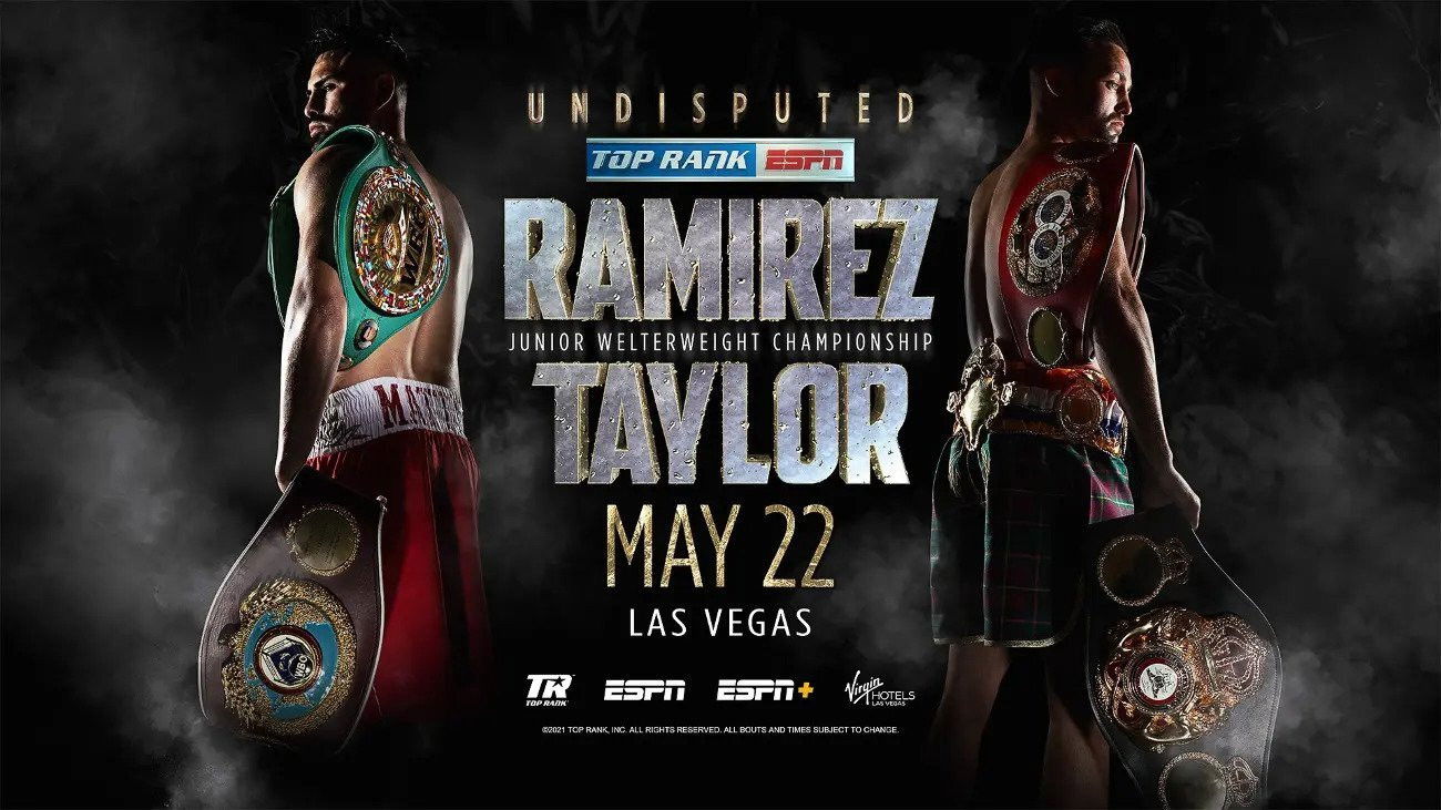 Backdrop for Jose Ramirez vs. Josh Taylor