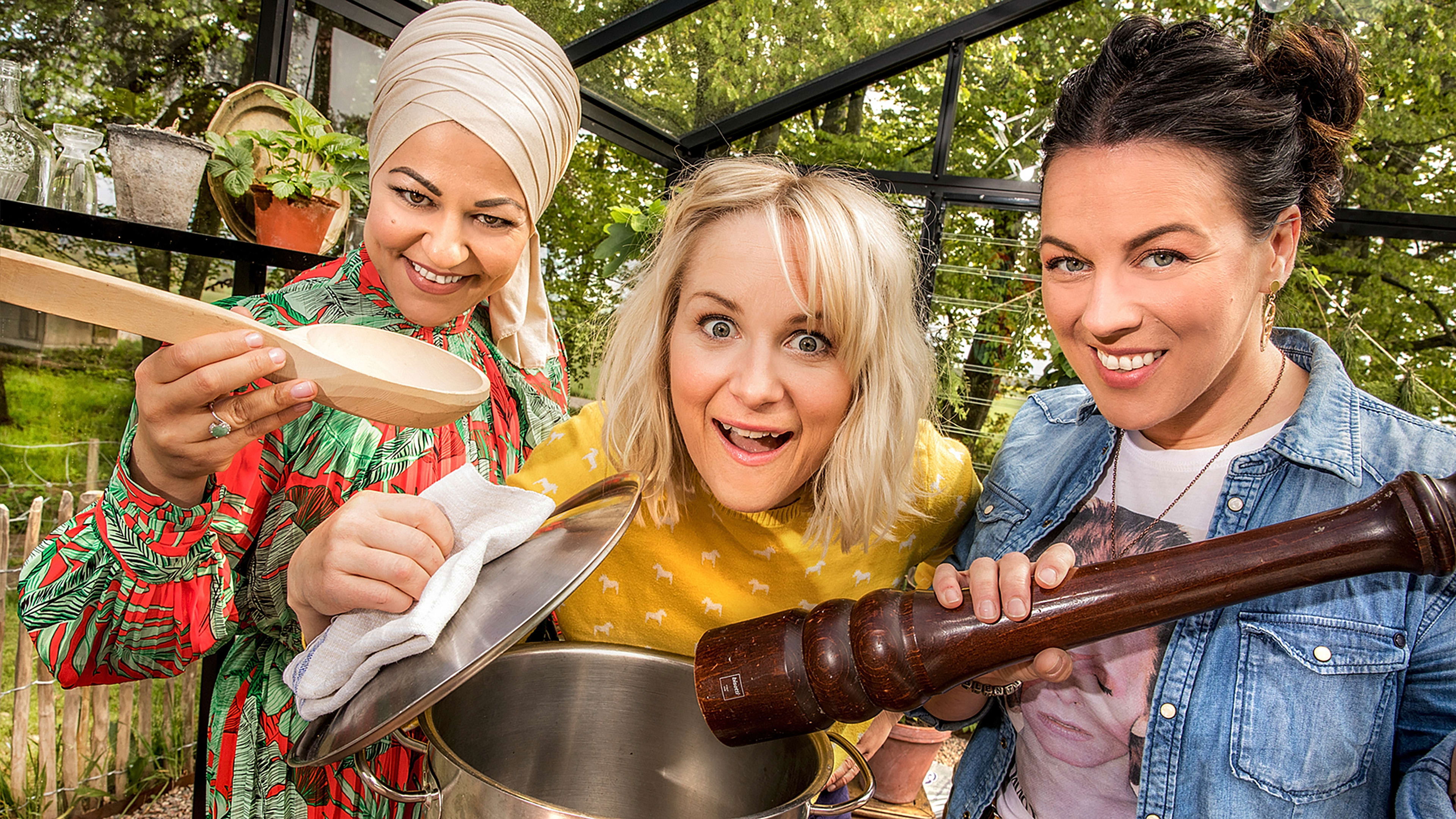 Backdrop for Timjan, tupp och tårta