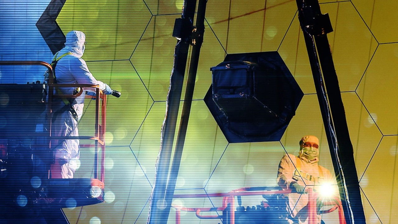 Backdrop for Super Telescope: Mission to the Edge of the Universe