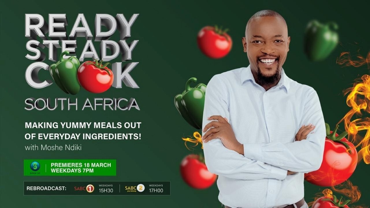 Backdrop for Ready Steady Cook South Africa