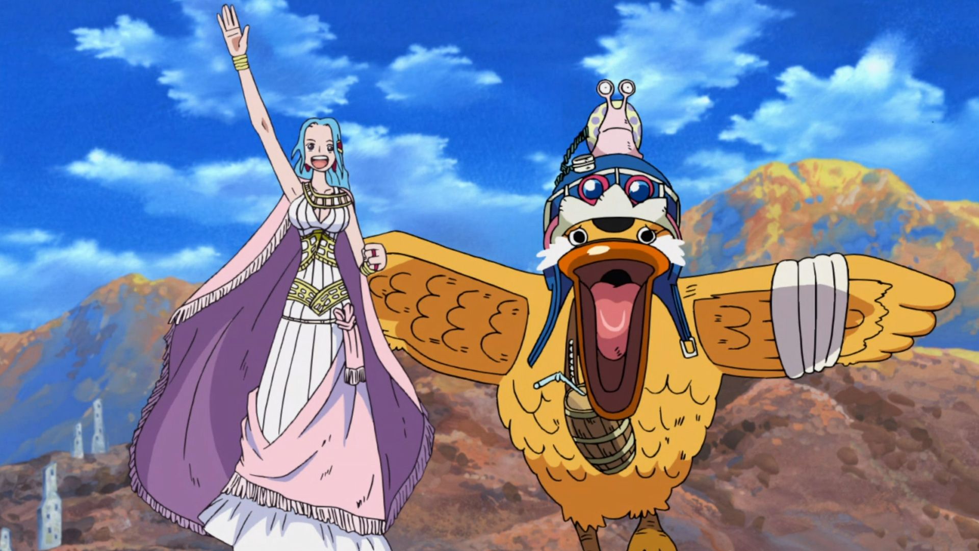 Backdrop for One Piece: The Desert Princess and the Pirates: Adventure in Alabasta