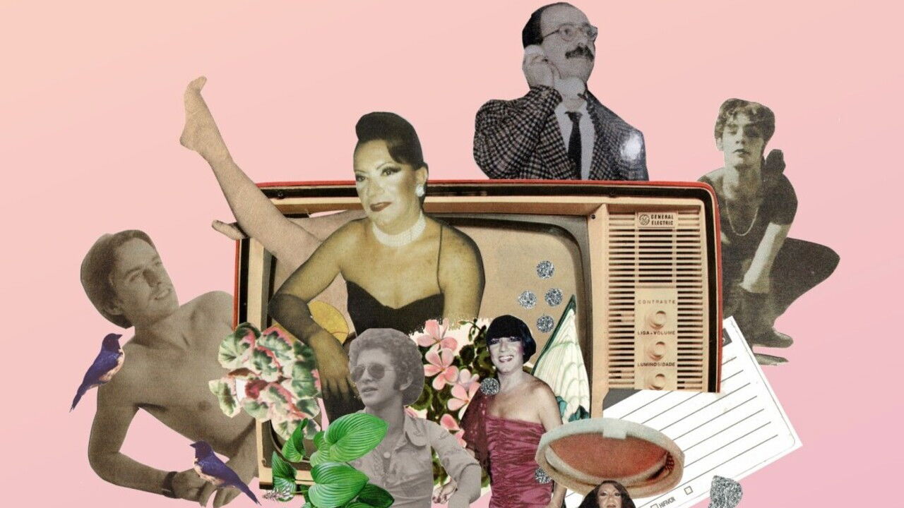 Backdrop for Pink Men