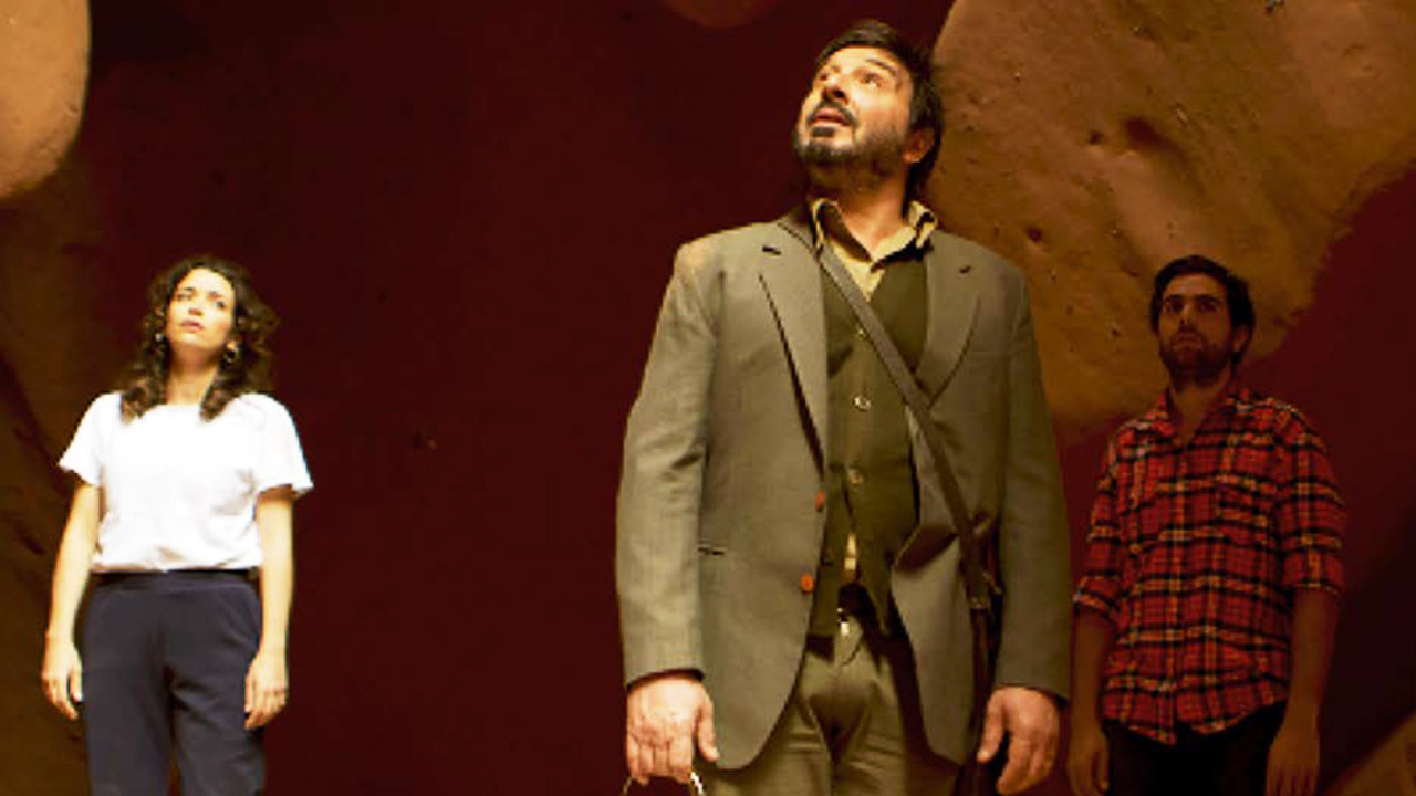 Backdrop for El camino real, la rosa del desierto