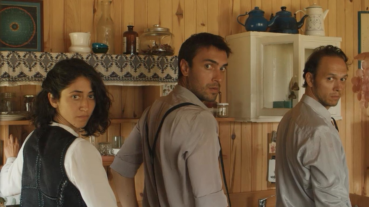 Backdrop for The Yellow, The Cat, The Kayakers and The Host