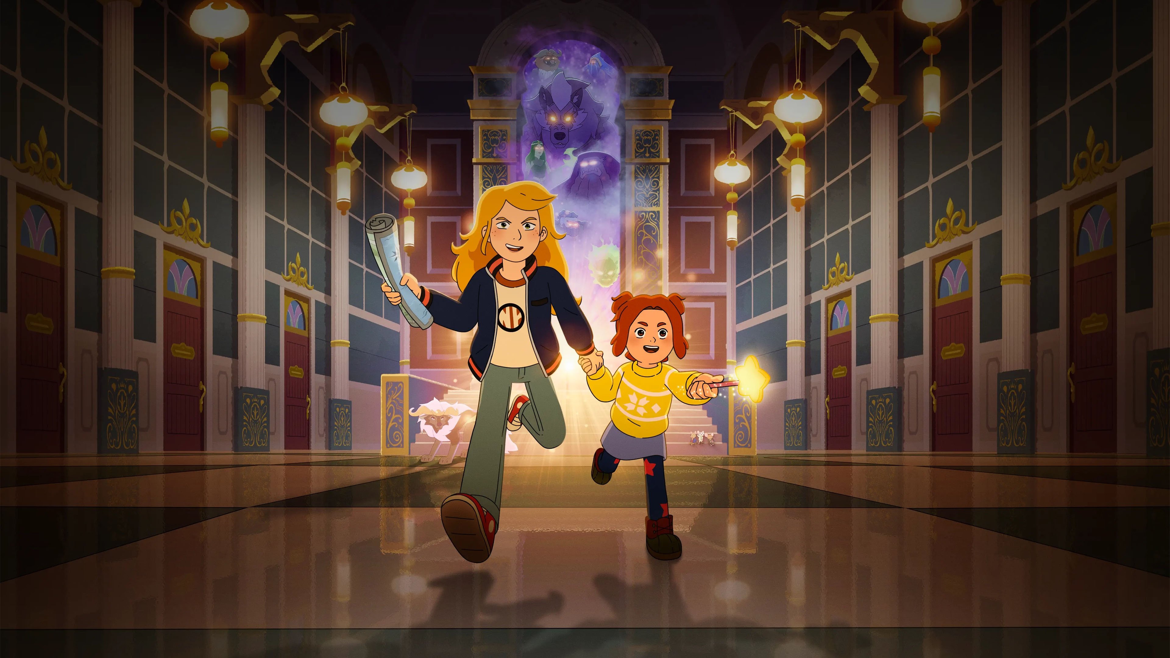 Backdrop for The Sisters Grimm