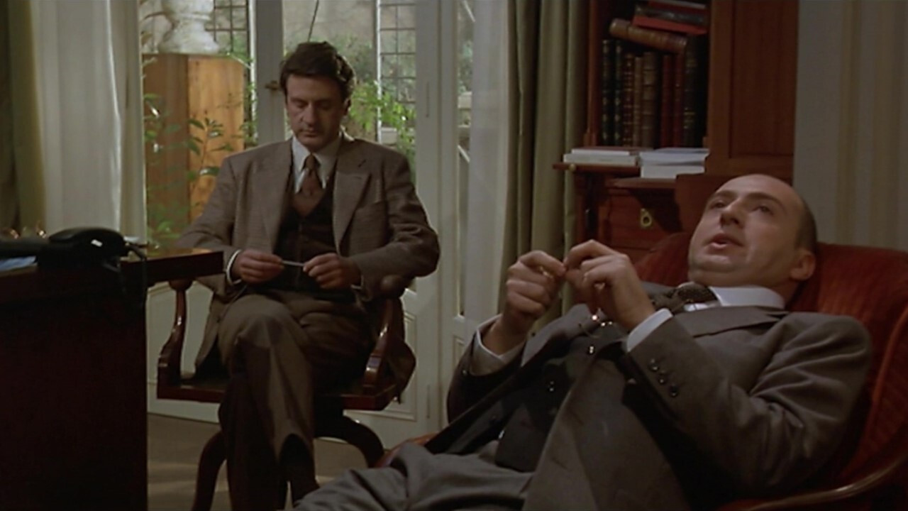 Backdrop for Death in Therapy