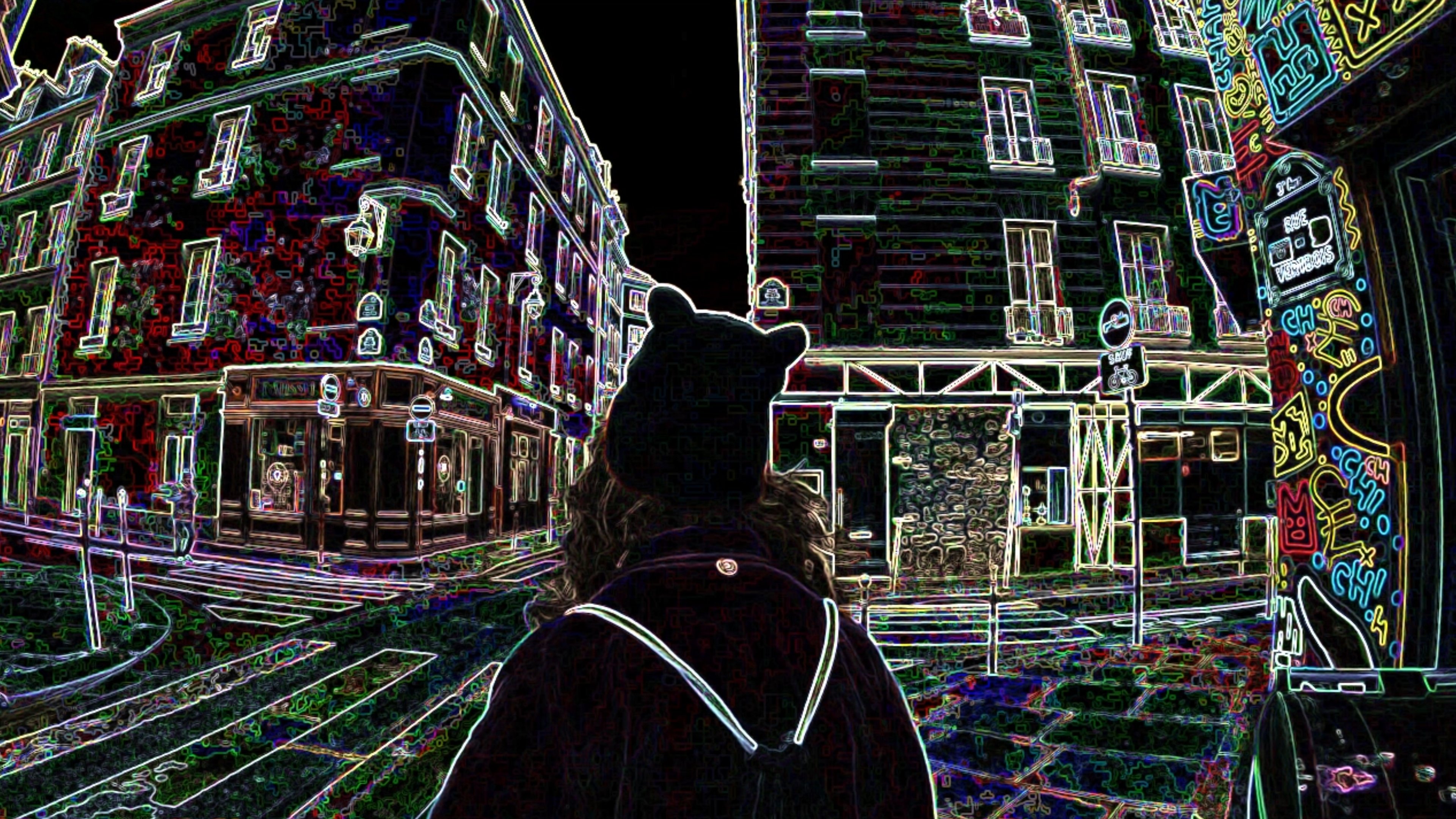 Backdrop for Hauntology of the Retrodromomania