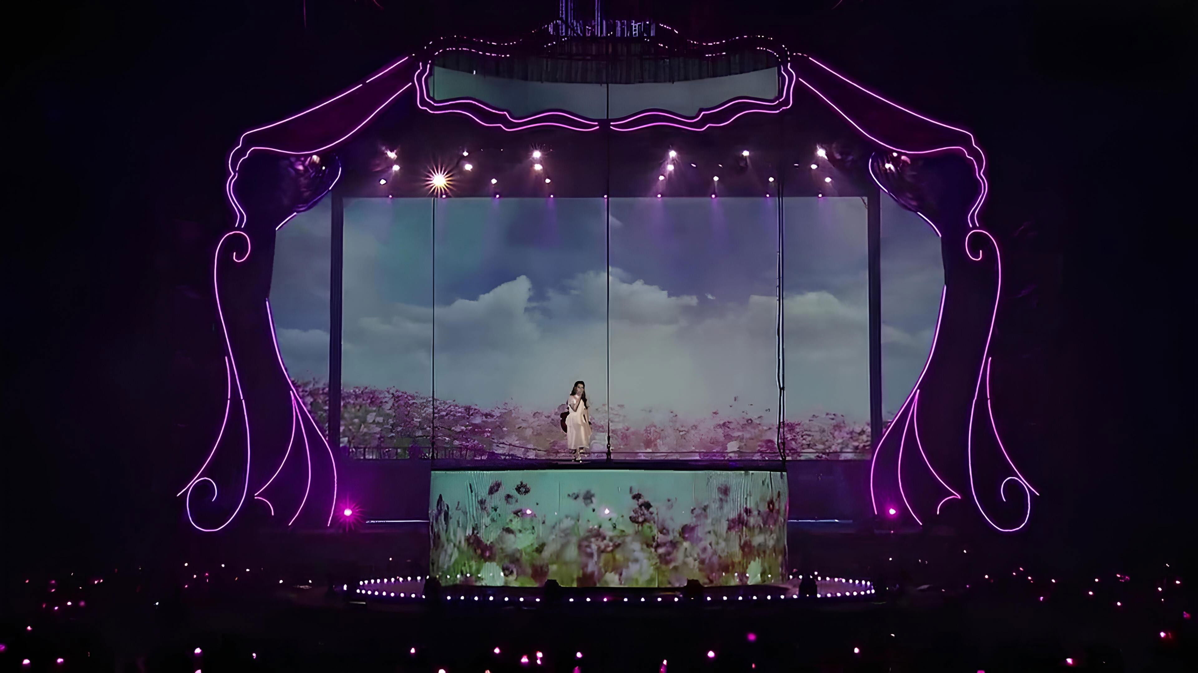 Backdrop for IU 10th Anniversary Tour Concert - 'dlwlrma.'