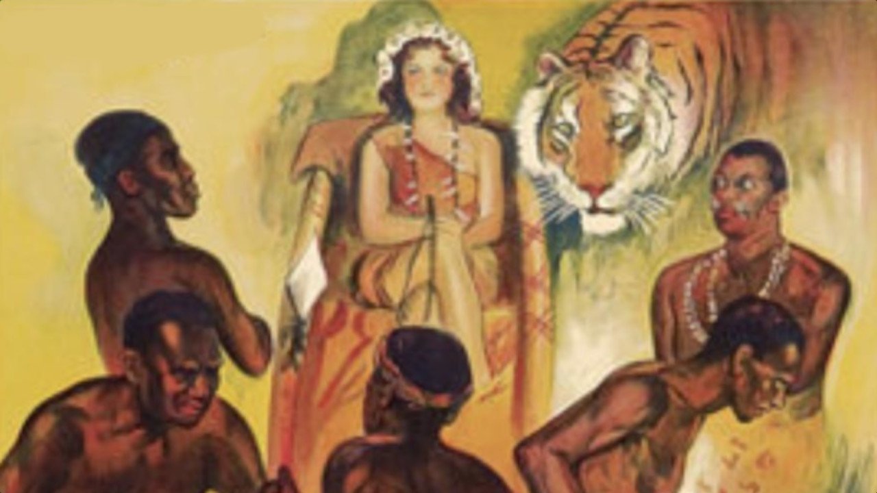 Backdrop for Queen of the Jungle