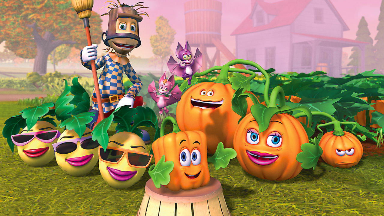 Backdrop for Spookley the Square Pumpkin