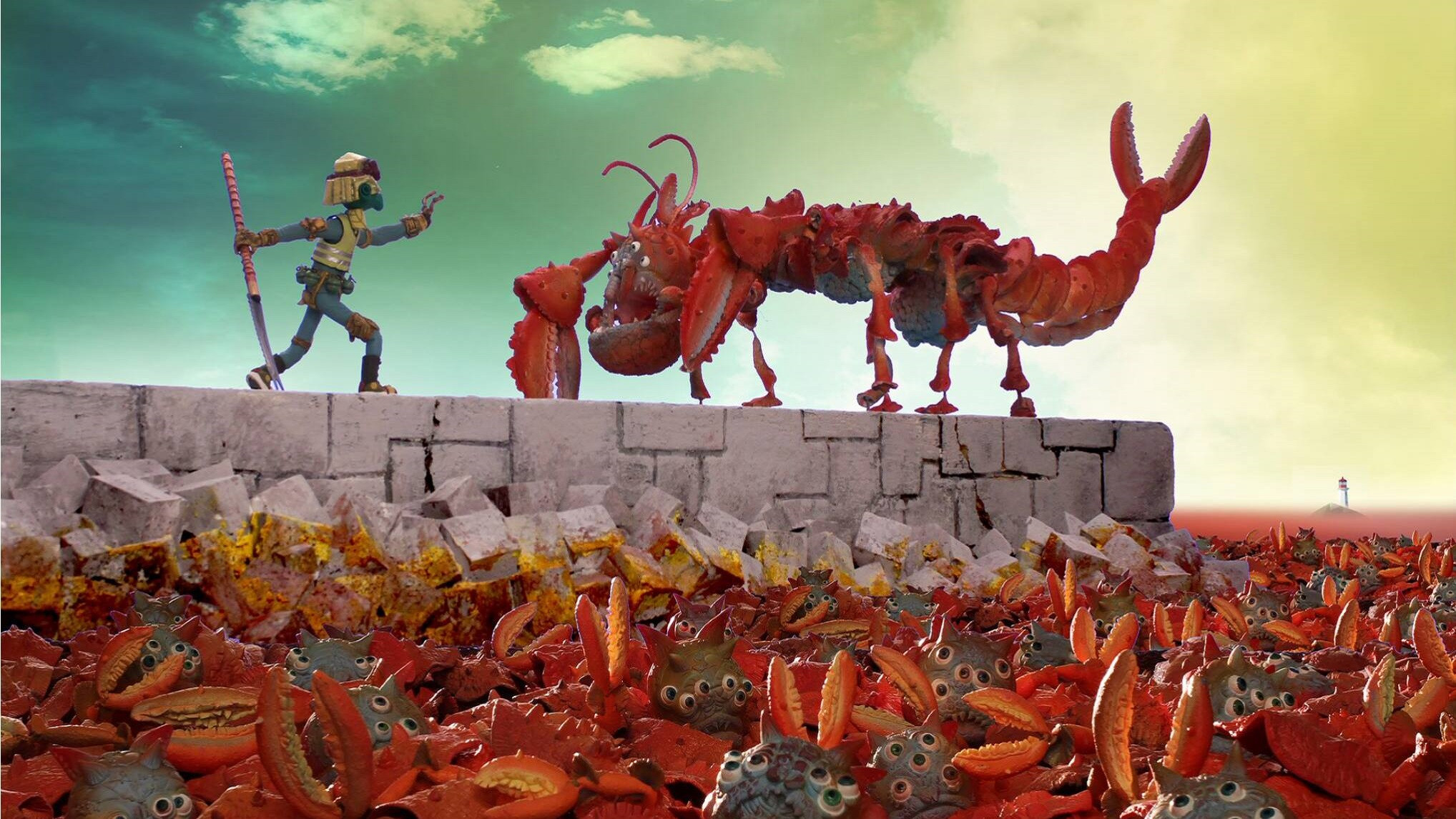 Backdrop for Origin of Man