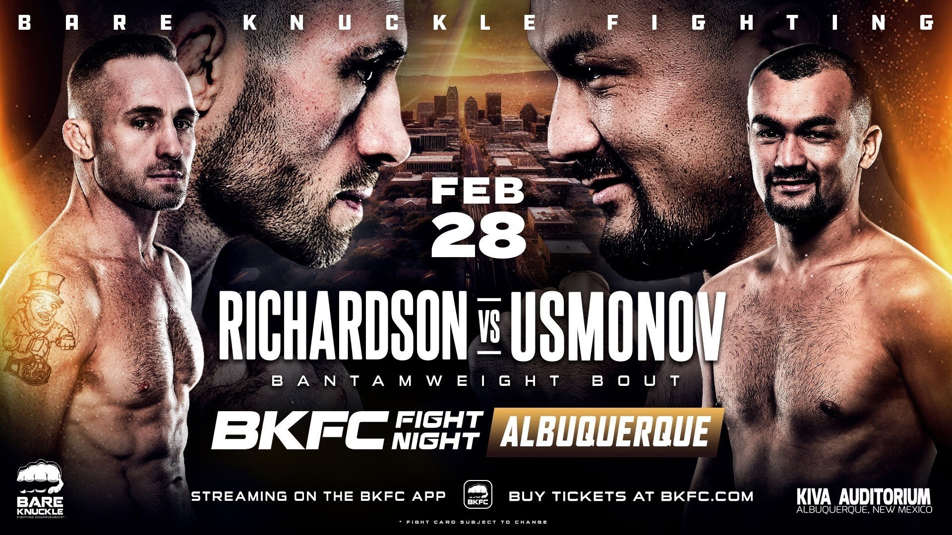 Backdrop for BKFC Fight Night: Albuquerque