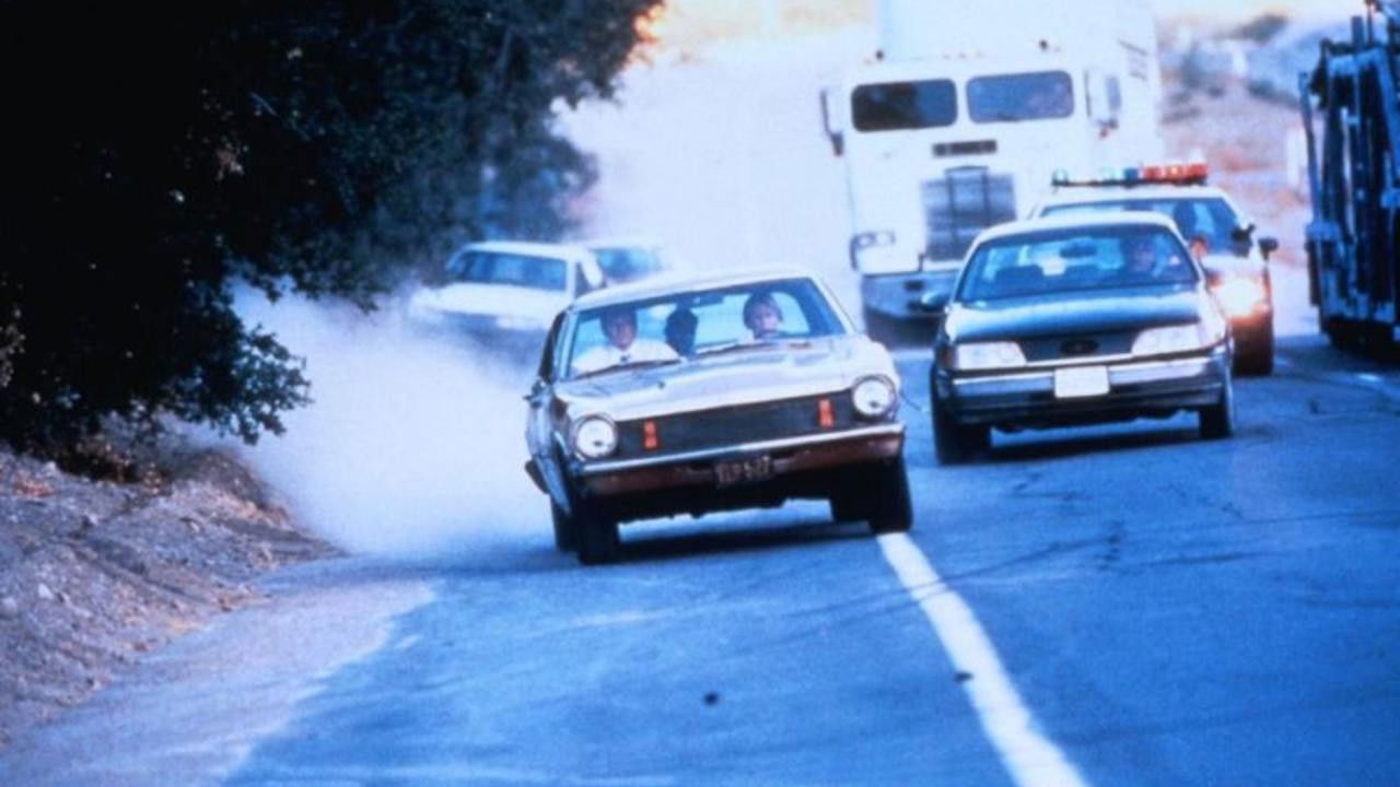 Backdrop for Runaway Car