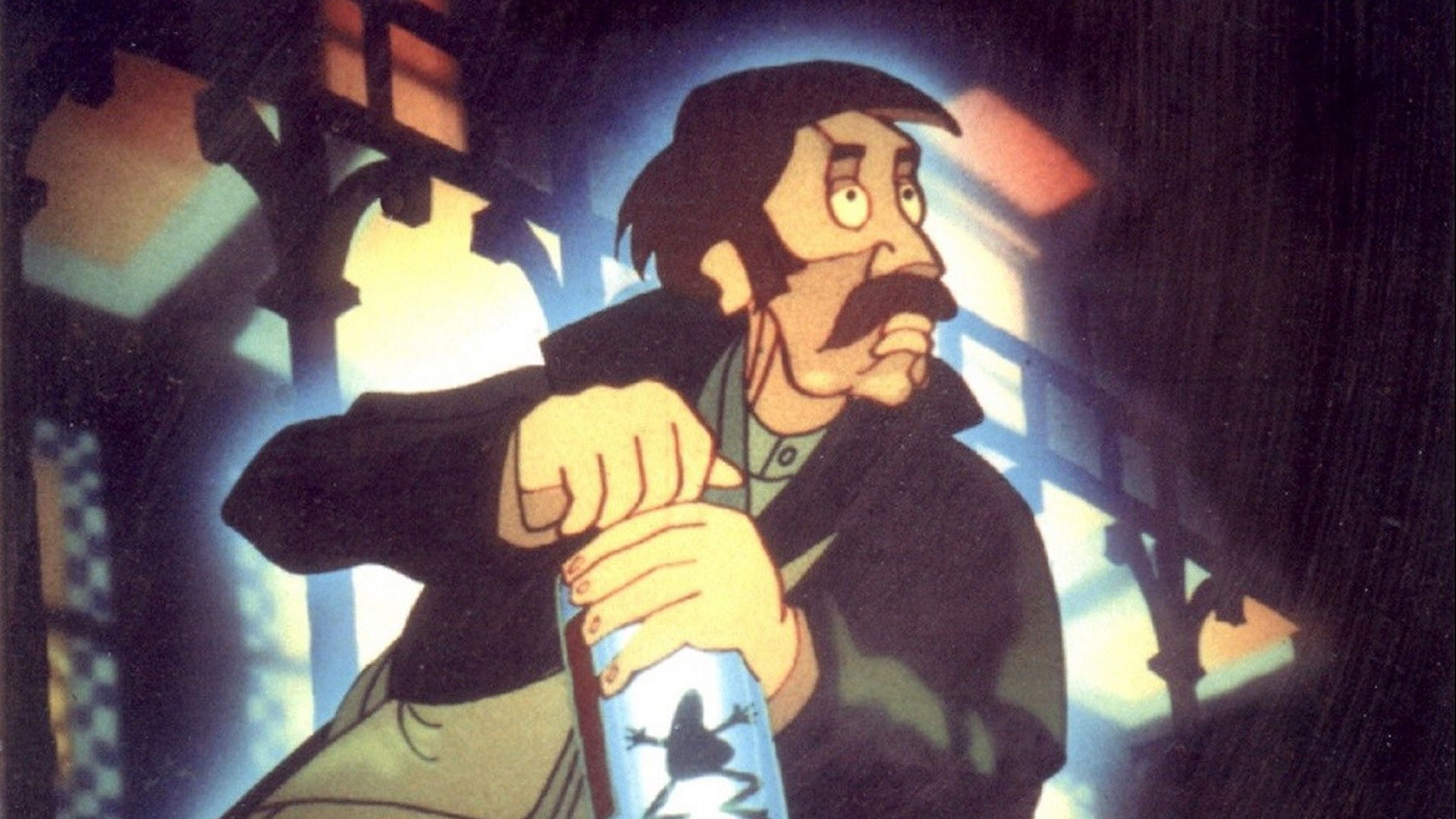 Backdrop for The Frog, the Dog, and the Devil