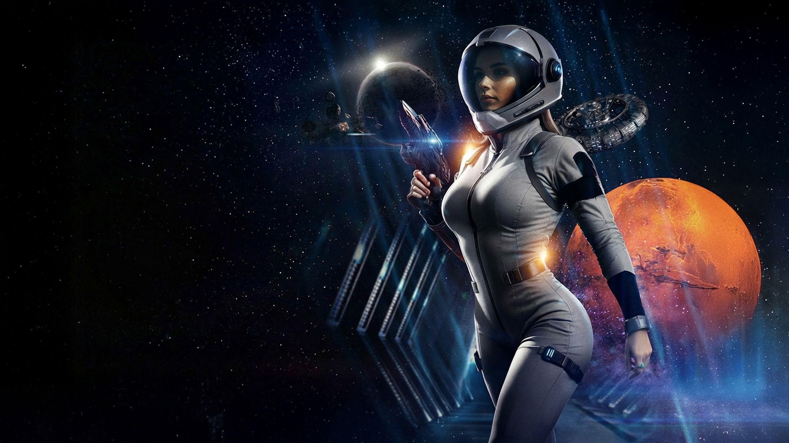 Backdrop for Battle Beyond Mars