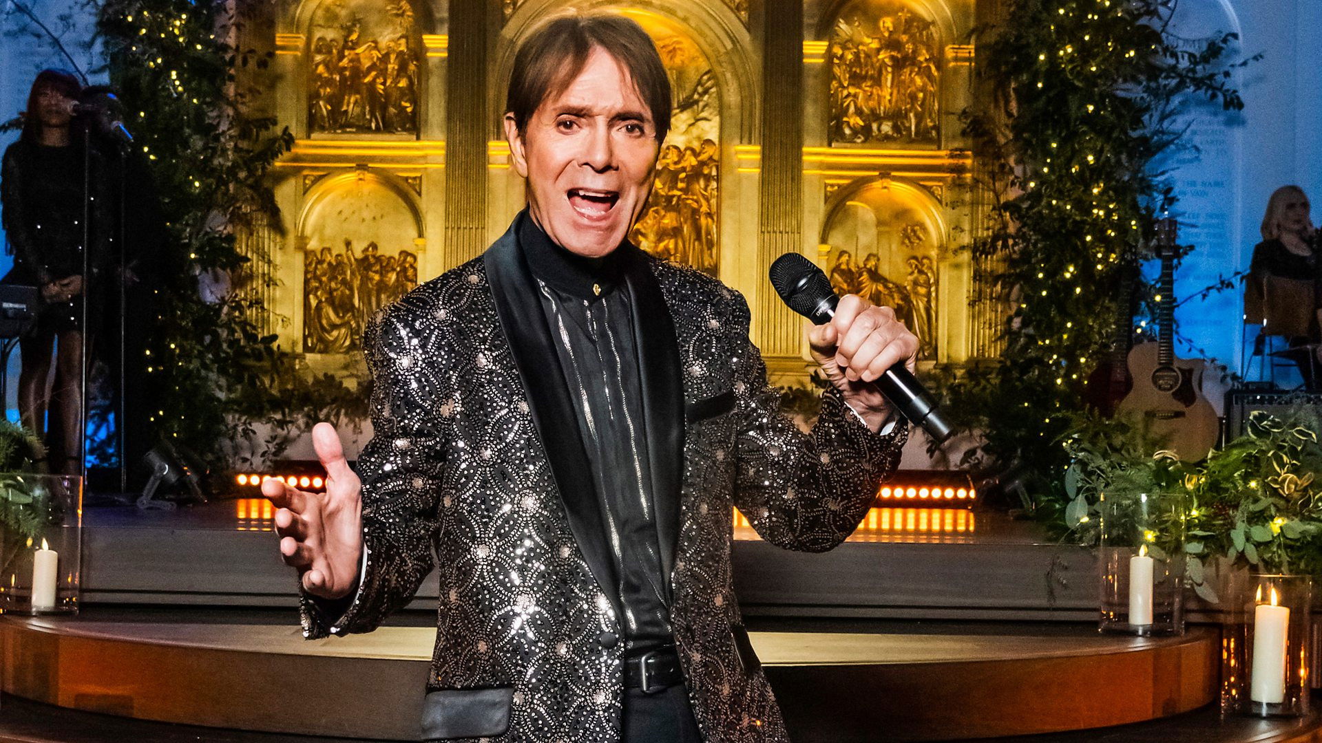 Backdrop for Cliff at Christmas