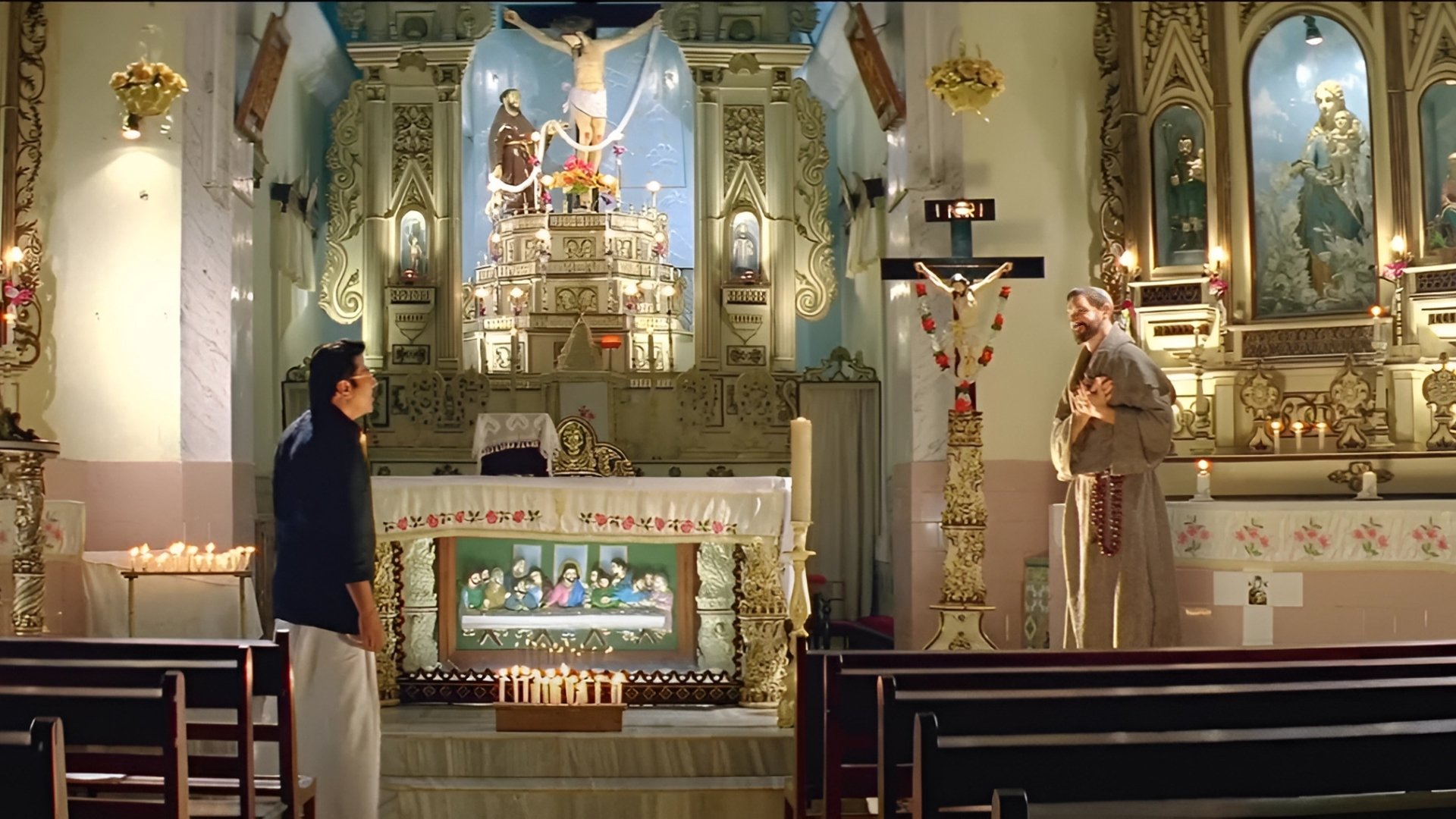 Backdrop for Pranchiyettan & The Saint