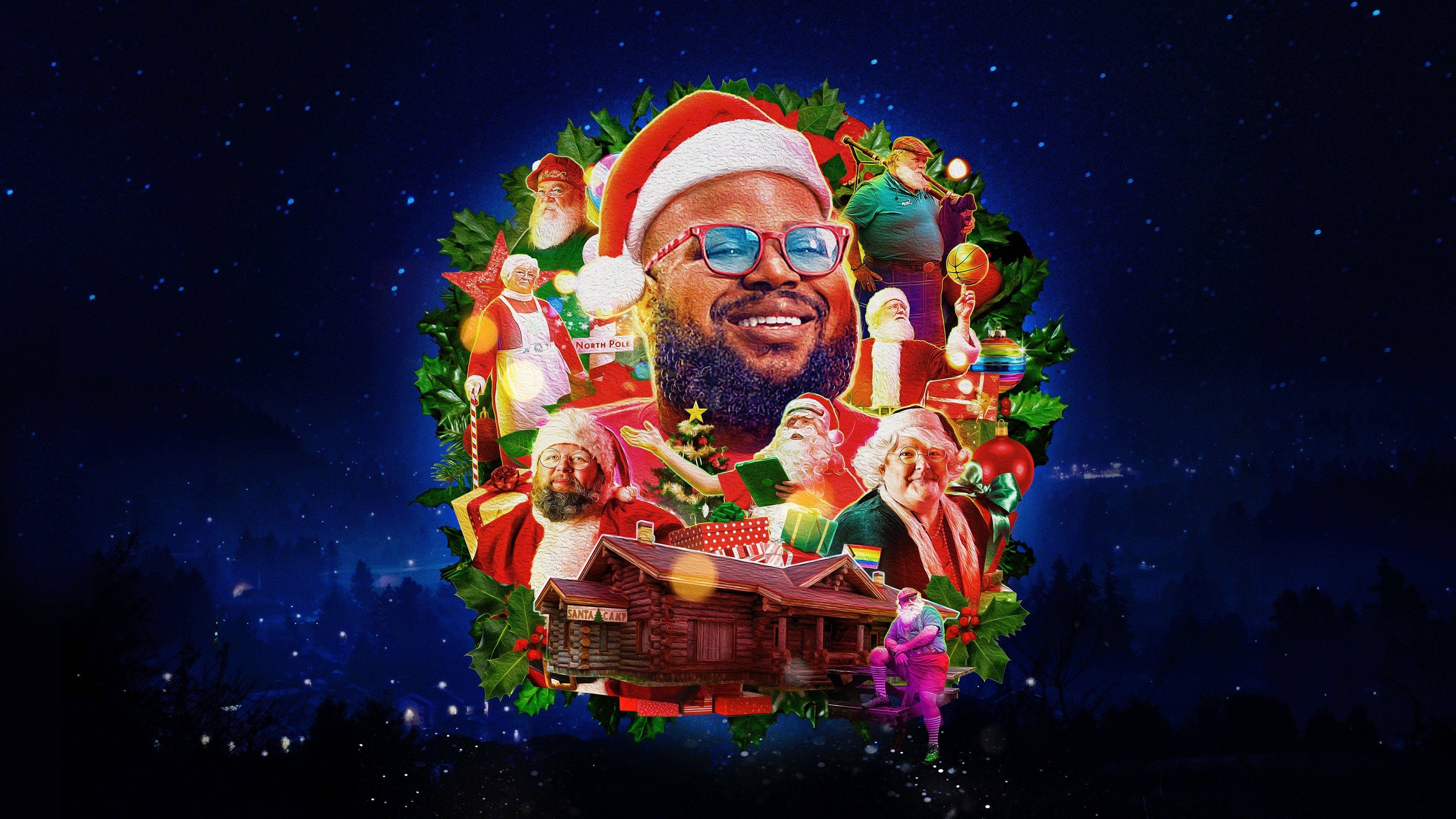 Backdrop for Santa Camp