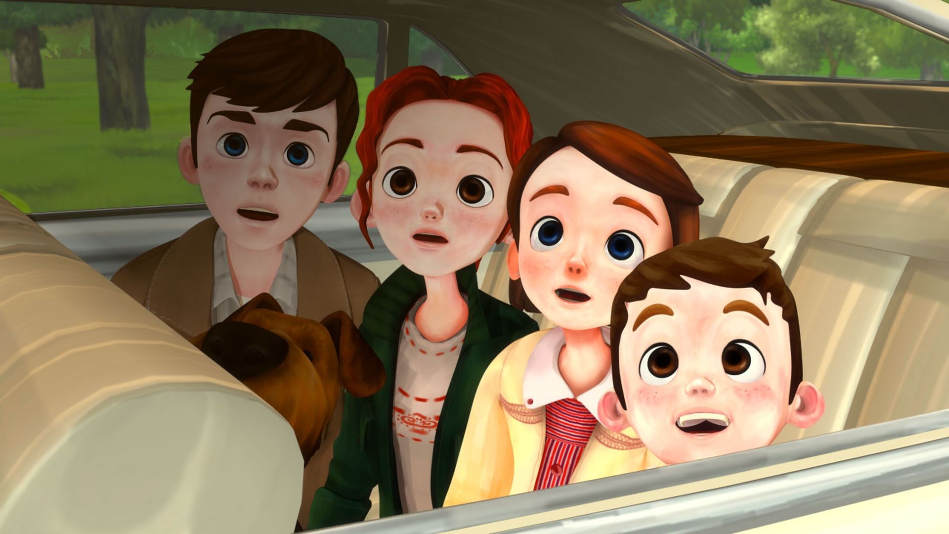 Backdrop for The Boxcar Children