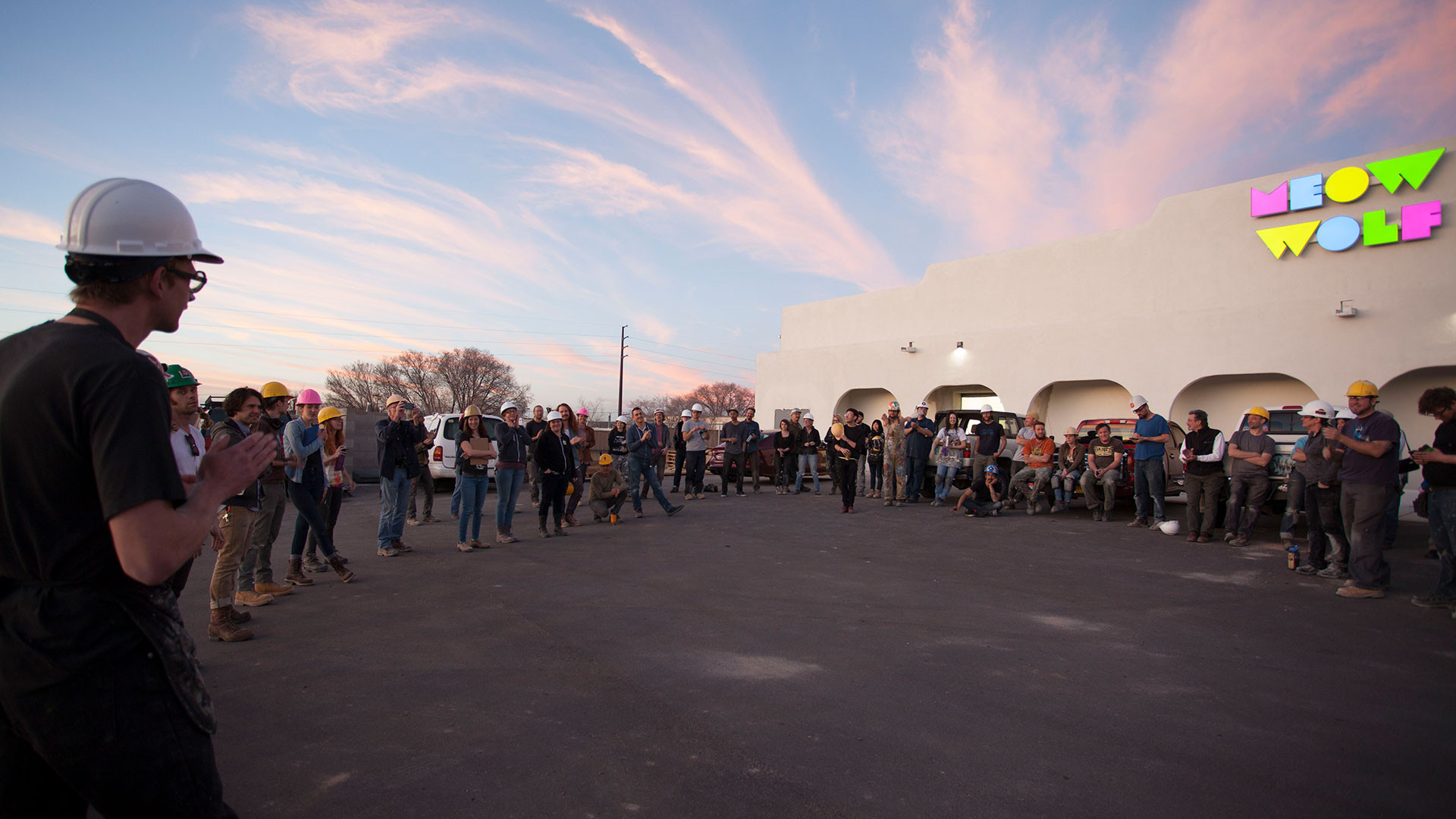 Backdrop for Meow Wolf: Origin Story