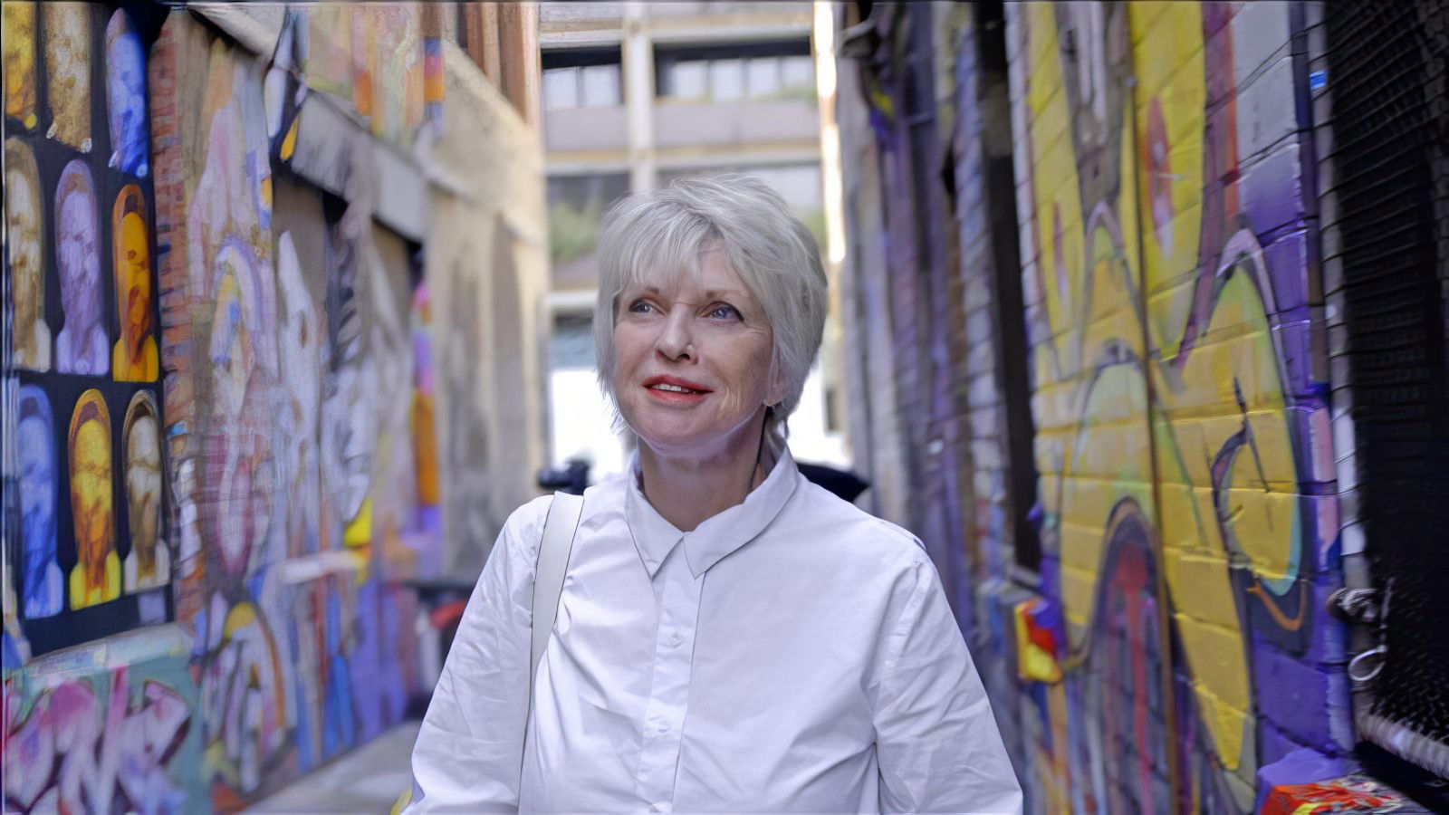 Backdrop for Jill Bilcock: Dancing the Invisible