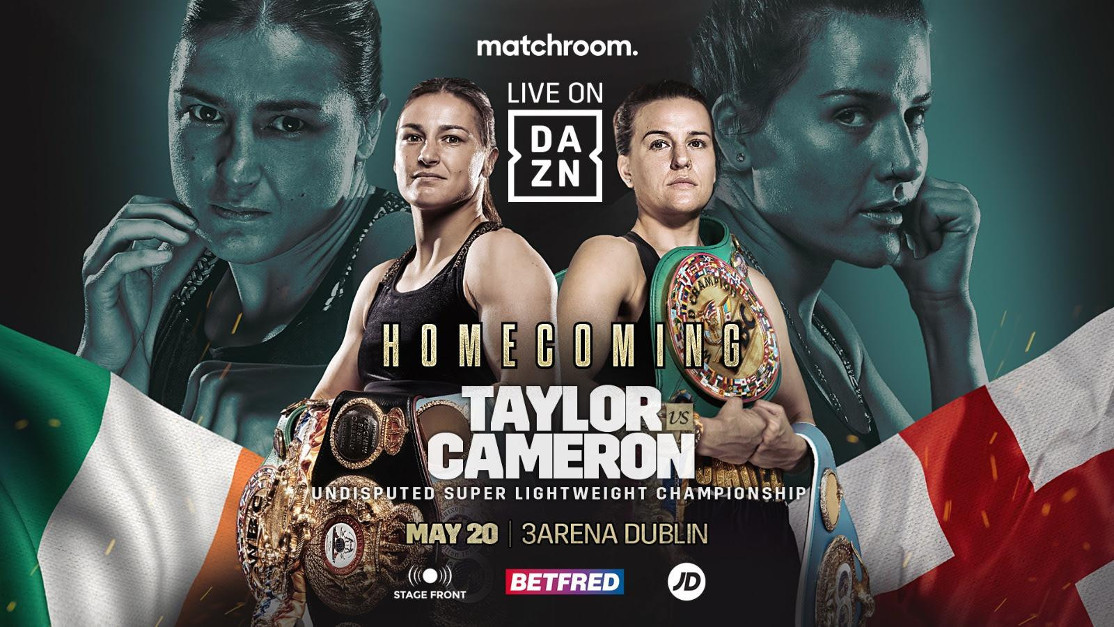 Backdrop for Katie Taylor vs. Chantelle Cameron
