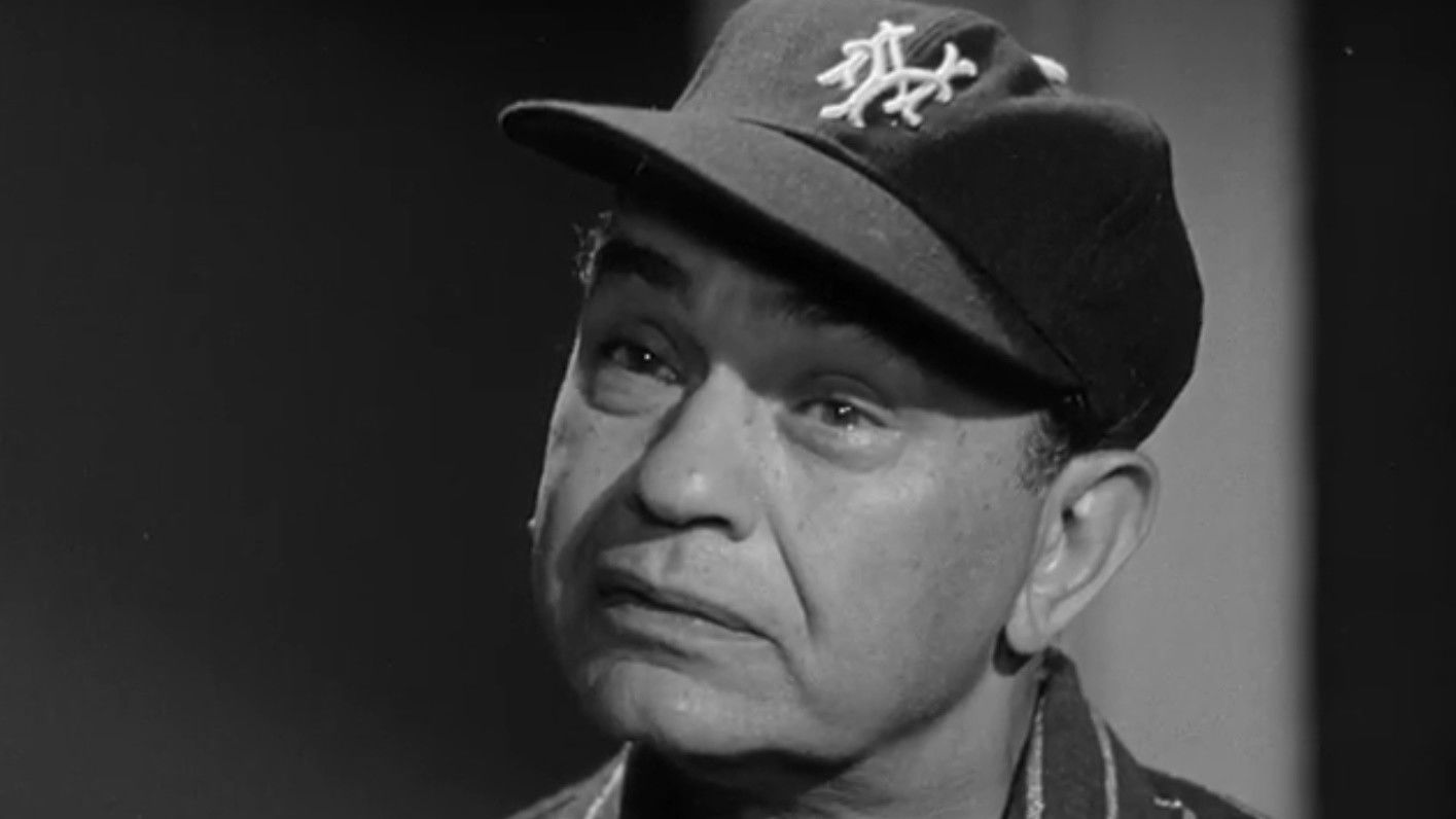 Backdrop for Big Leaguer