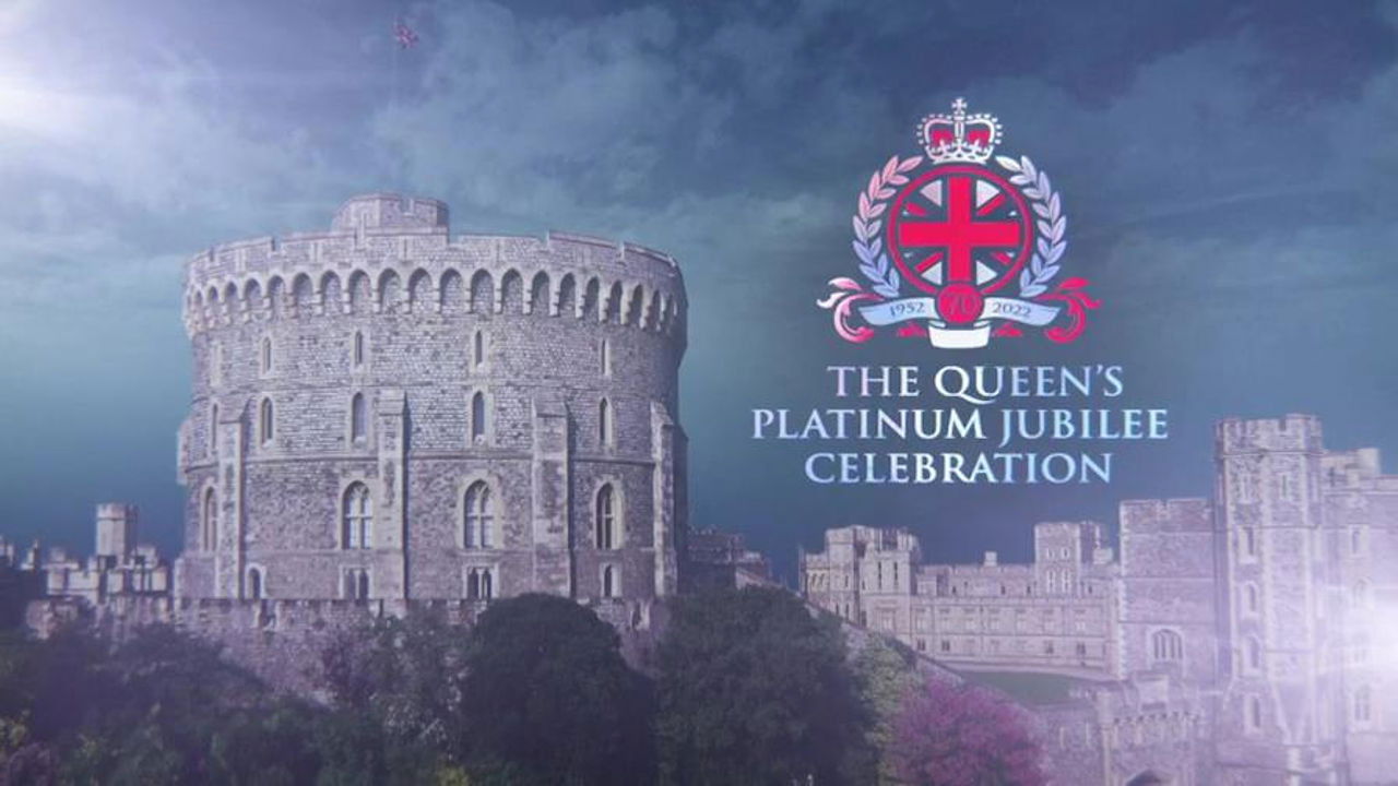 Backdrop for The Queen's Platinum Jubilee Celebration