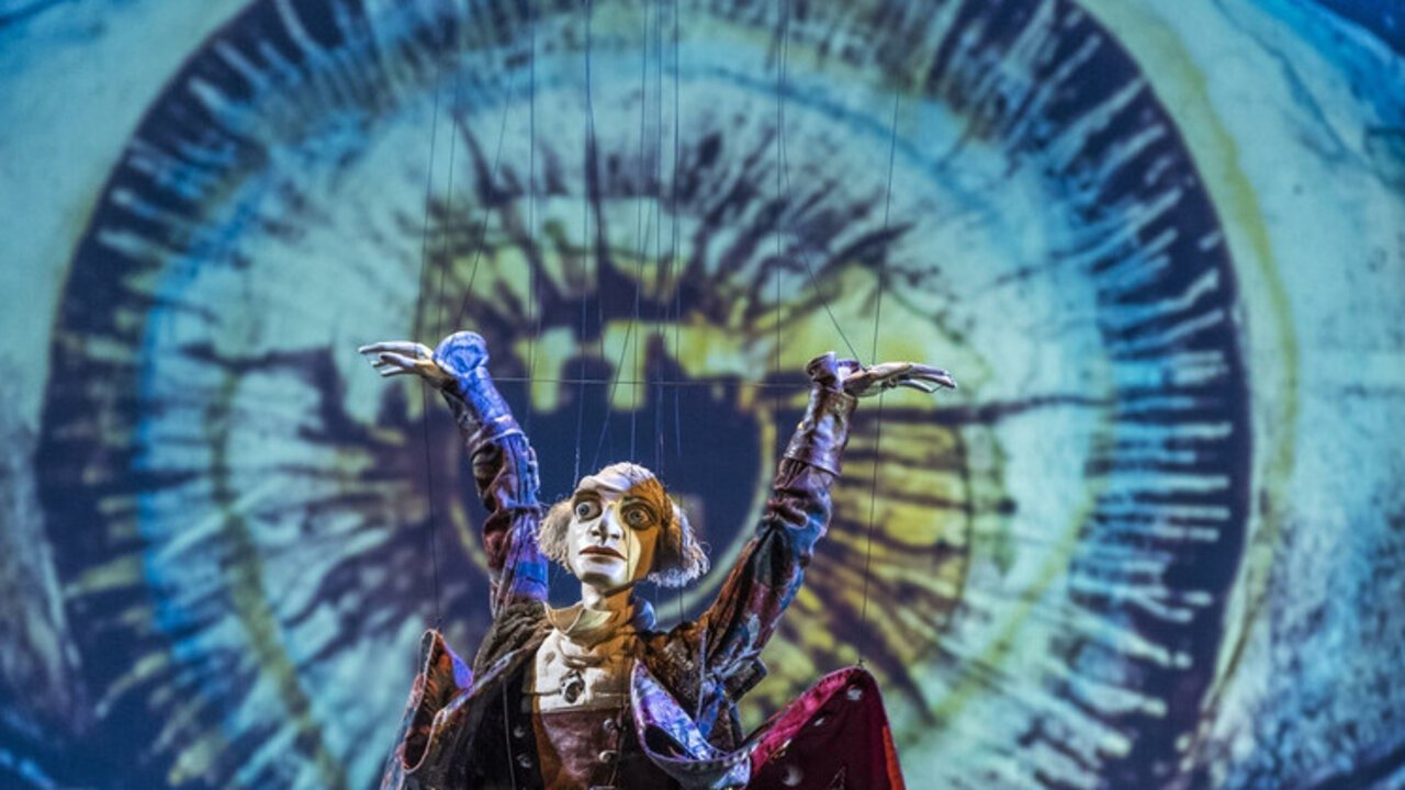 Backdrop for Salzburg Marionette Theatre: The Tales of Hoffmann