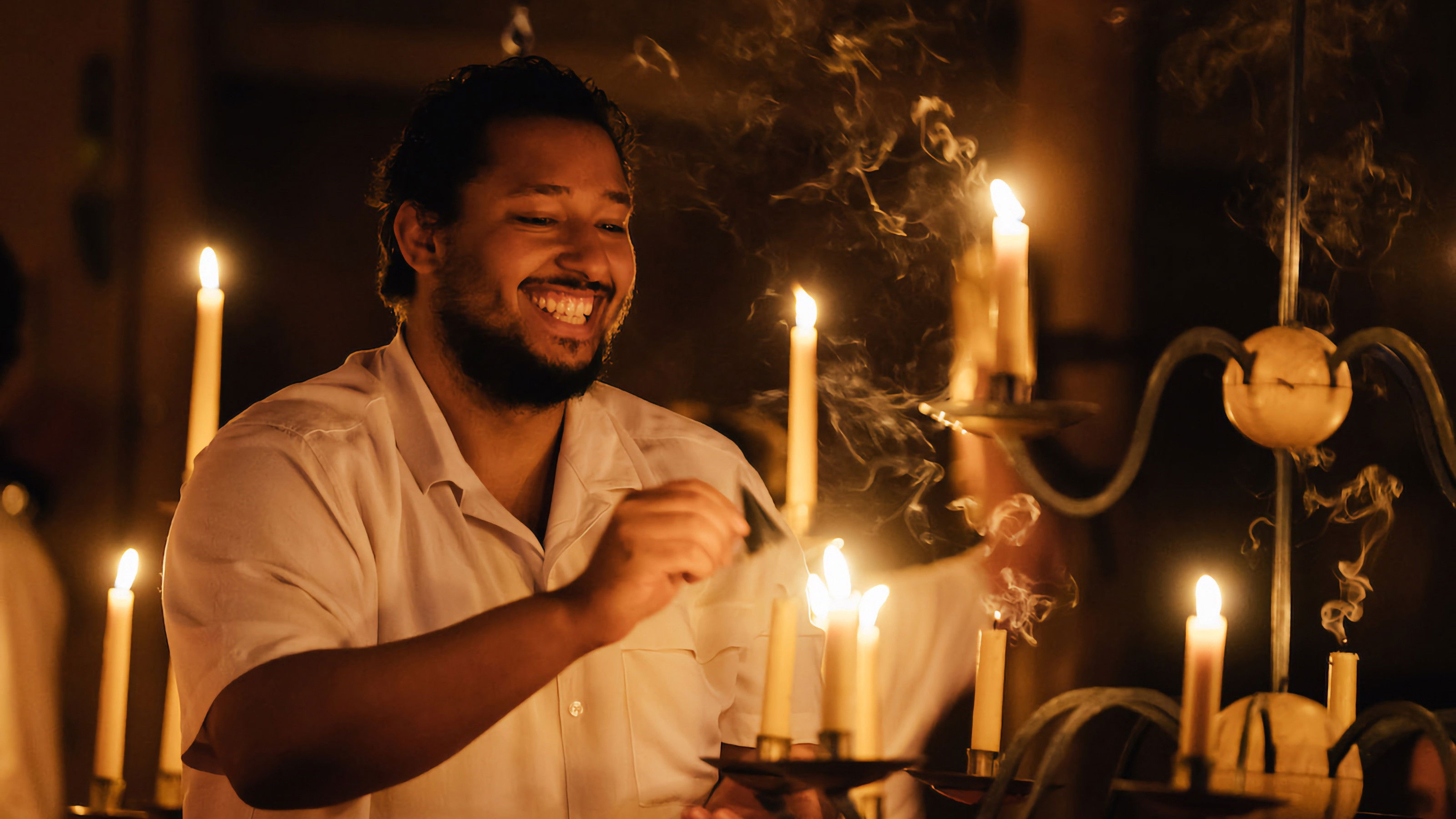 Backdrop for Metamorphoses (Shakespeare's Globe)