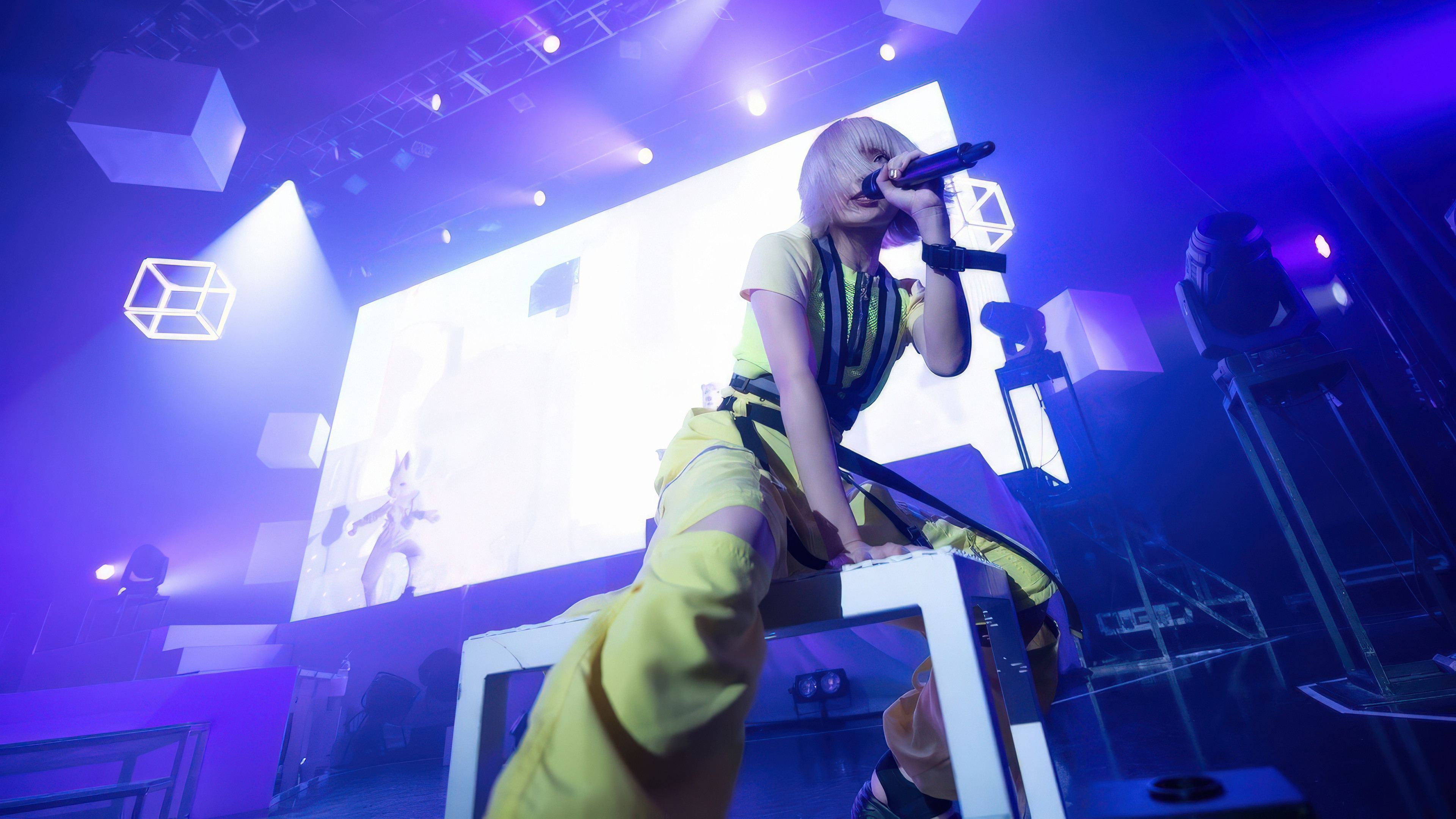 Backdrop for LIVE 2019 侵攻アップグレード at 新木場STUDIO COAST