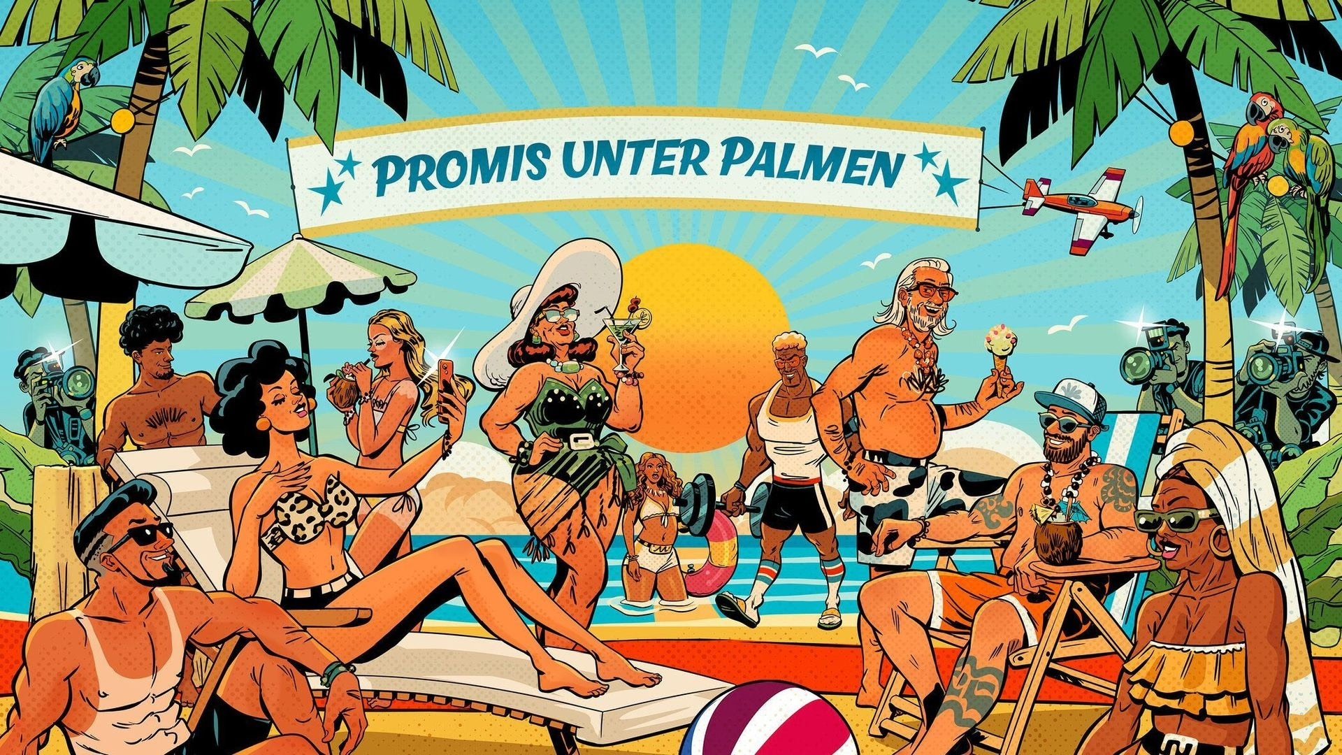 Backdrop for Promis unter Palmen