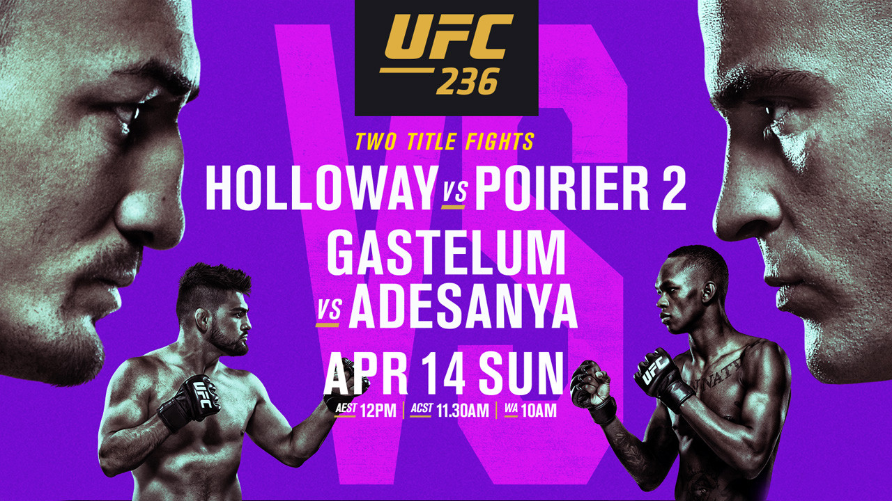Backdrop for UFC 236: Holloway vs. Poirier 2