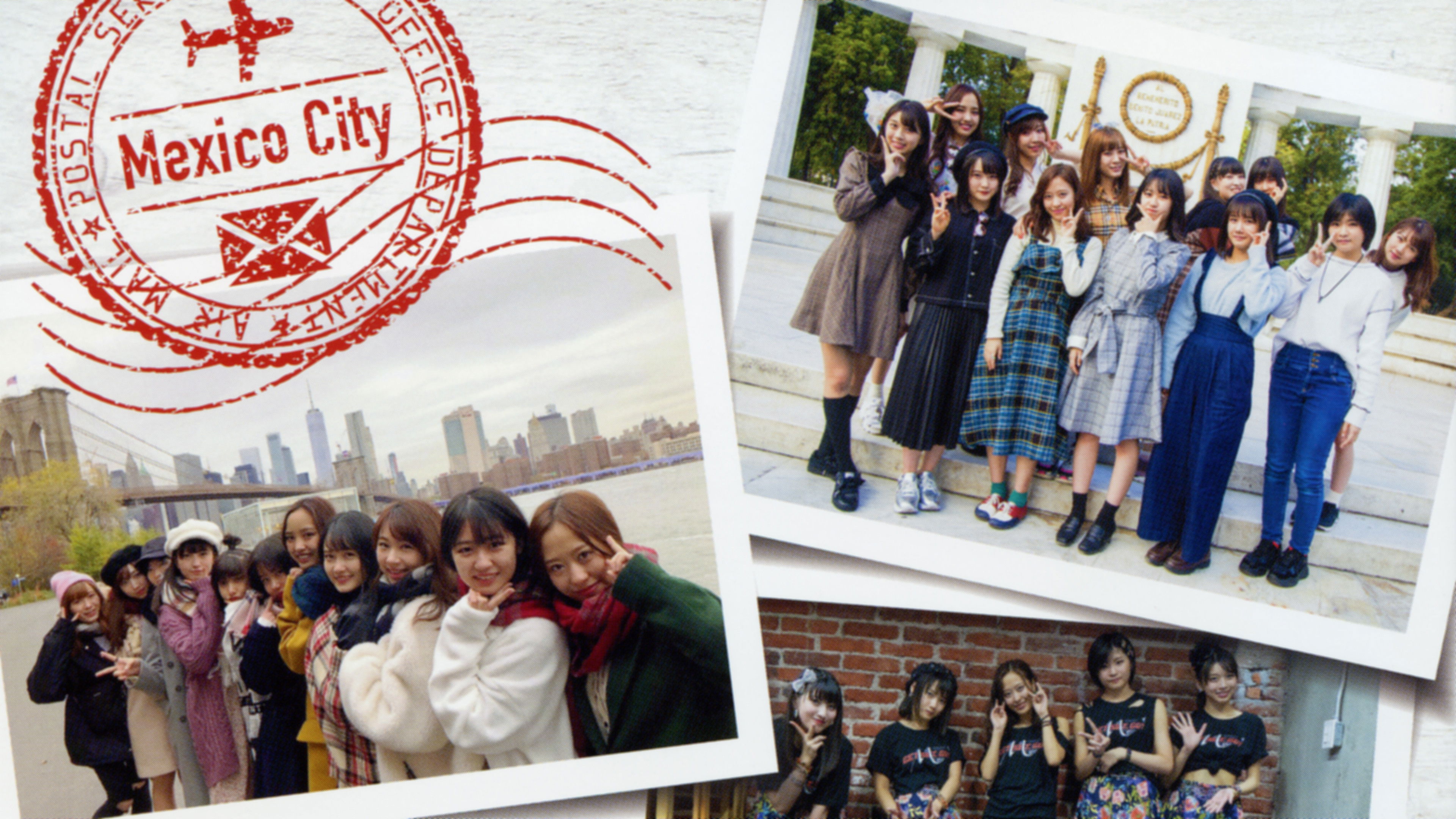Backdrop for Morning Musume.'18 Mexico City & NYC Documentary