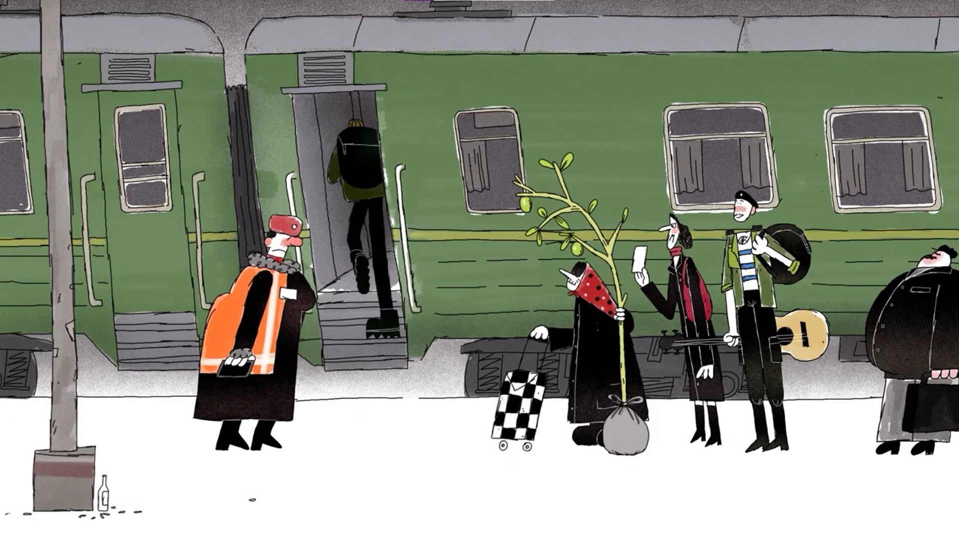 Backdrop for Dear Passengers