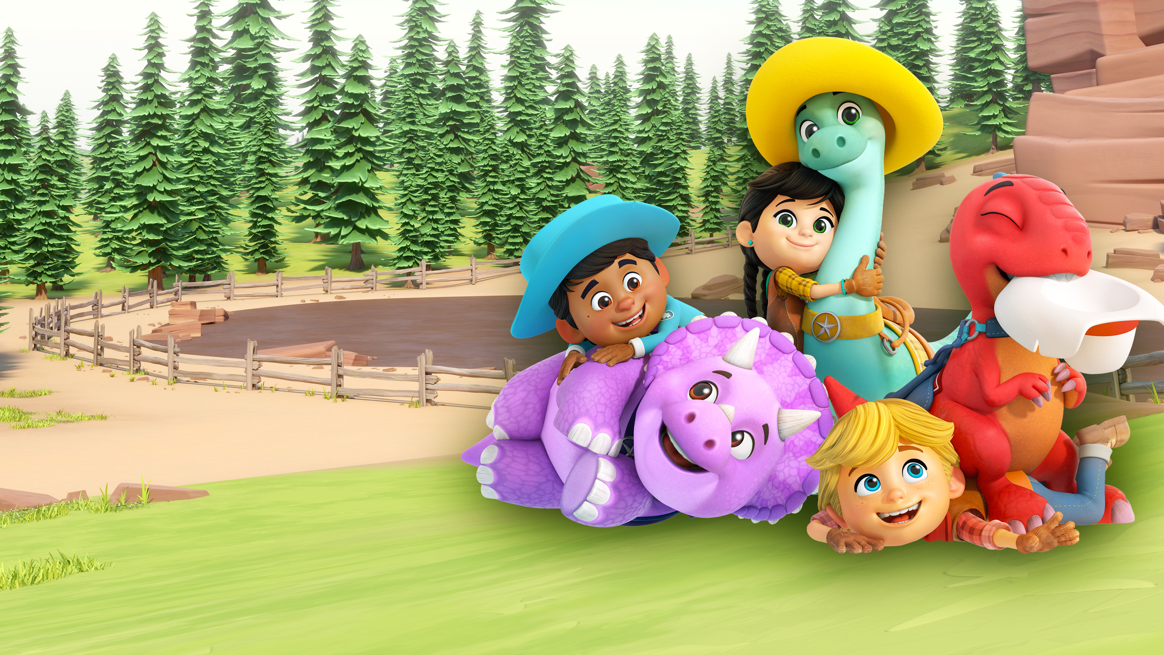 Backdrop for Dino Ranch