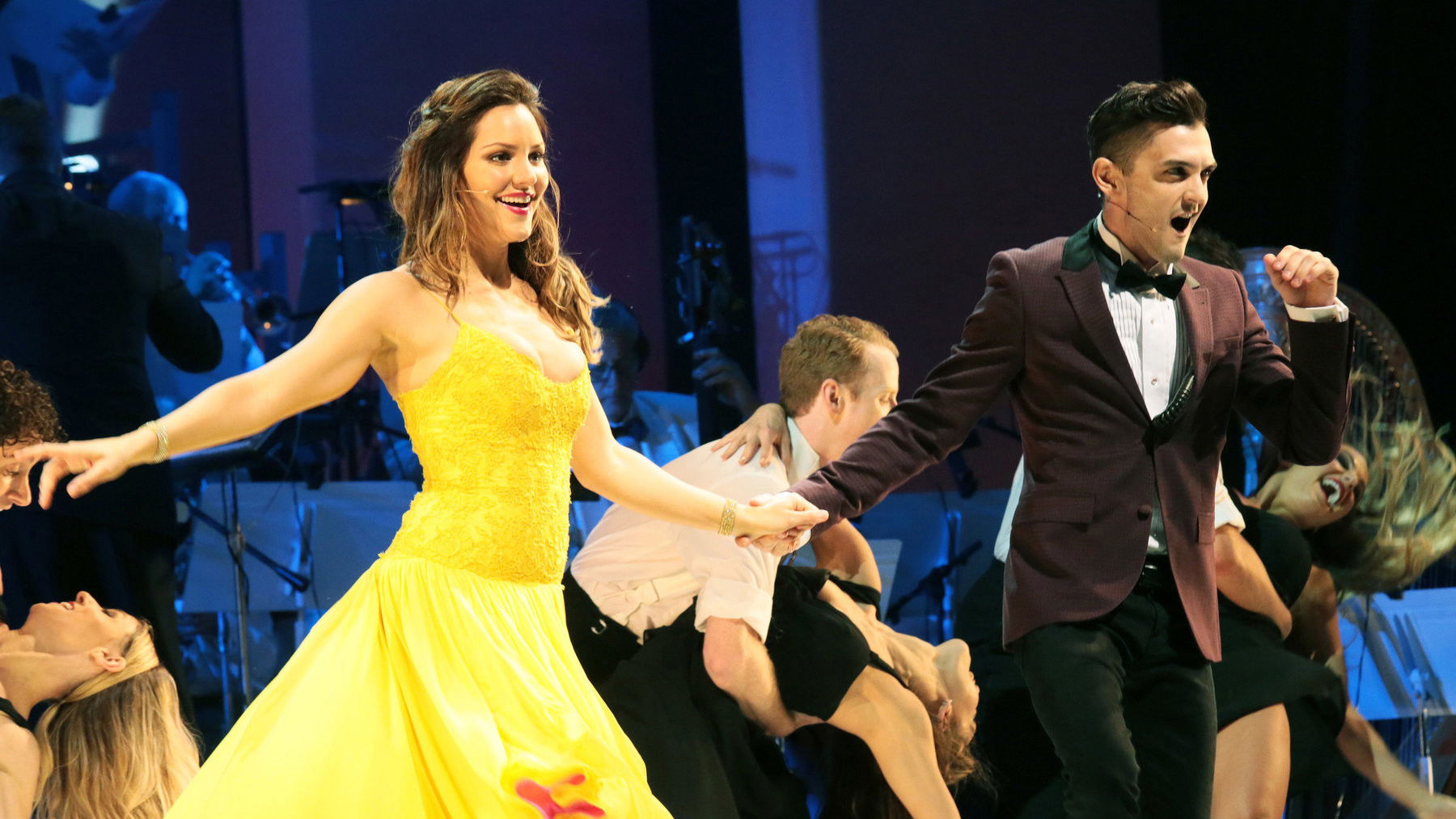 Backdrop for Bombshell in Concert with "Smash" Reunion