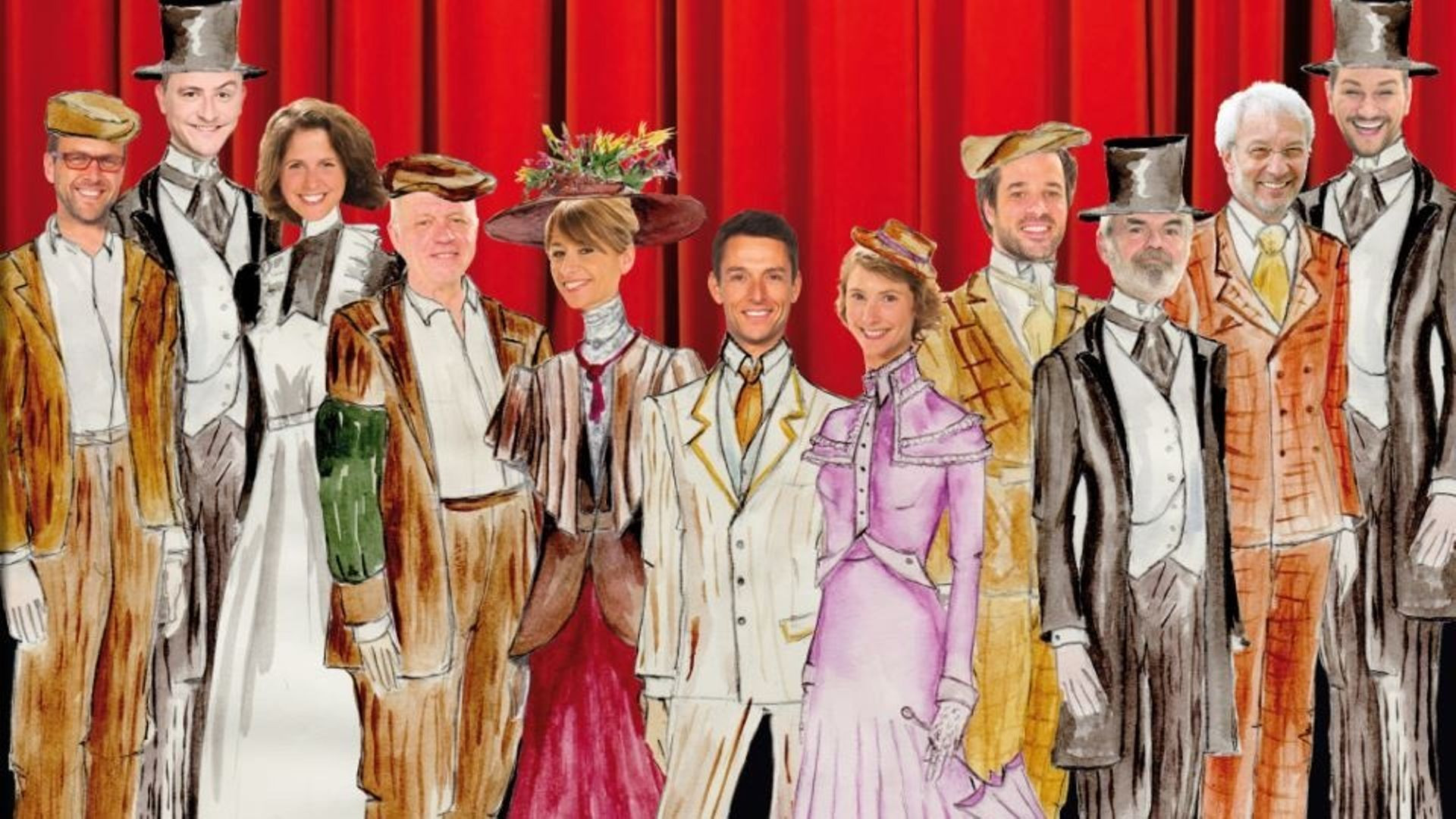 Backdrop for Le mariage de Mademoiselle Beulemans