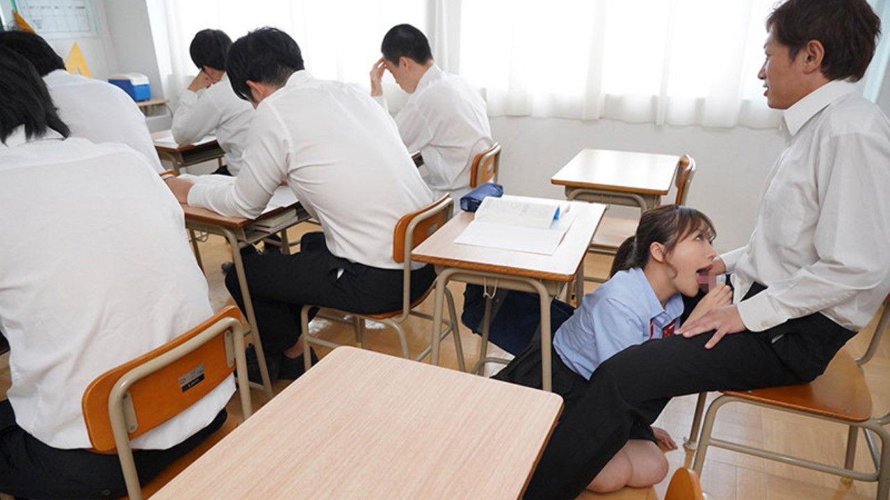 Backdrop for The Flip Side of Her Liking Me is That She Teases Me Every Day. The Truly Sadistic Younger Gal Makes Me Come. Reona Tomiyasu