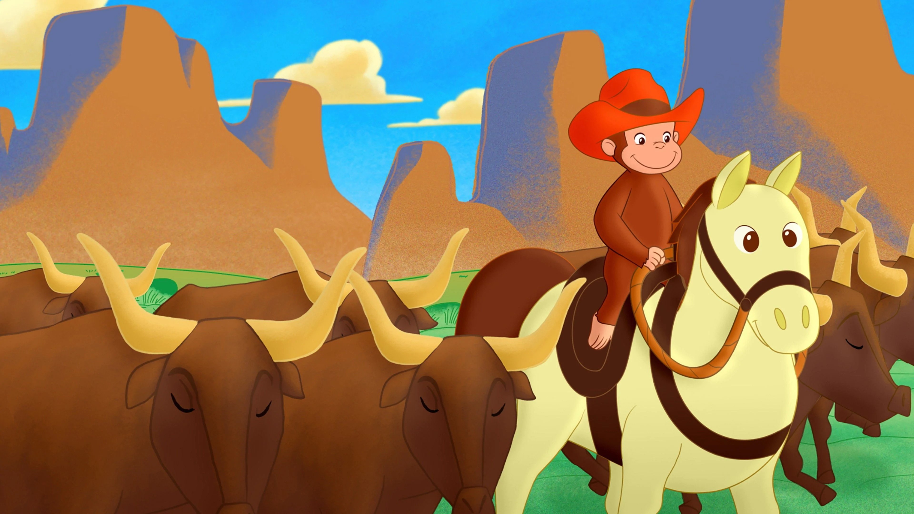 Backdrop for Curious George: Go West, Go Wild