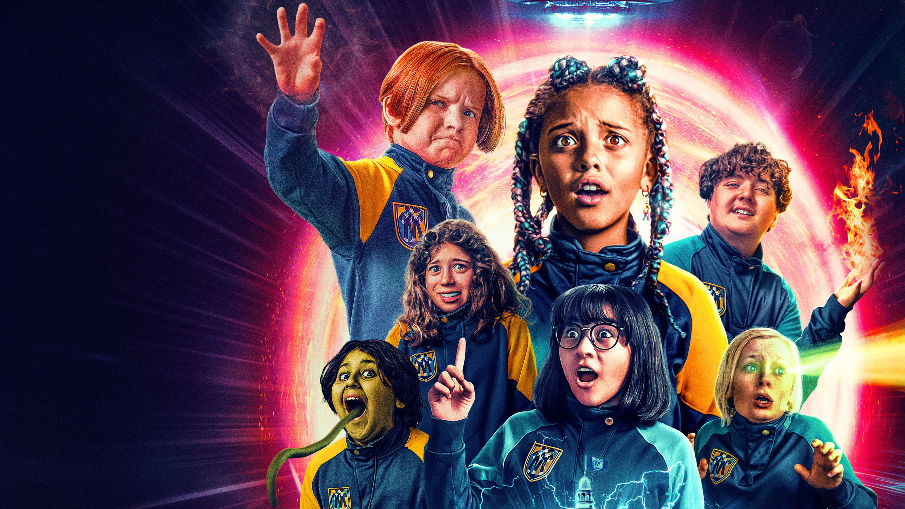 Backdrop for Superheltskolen