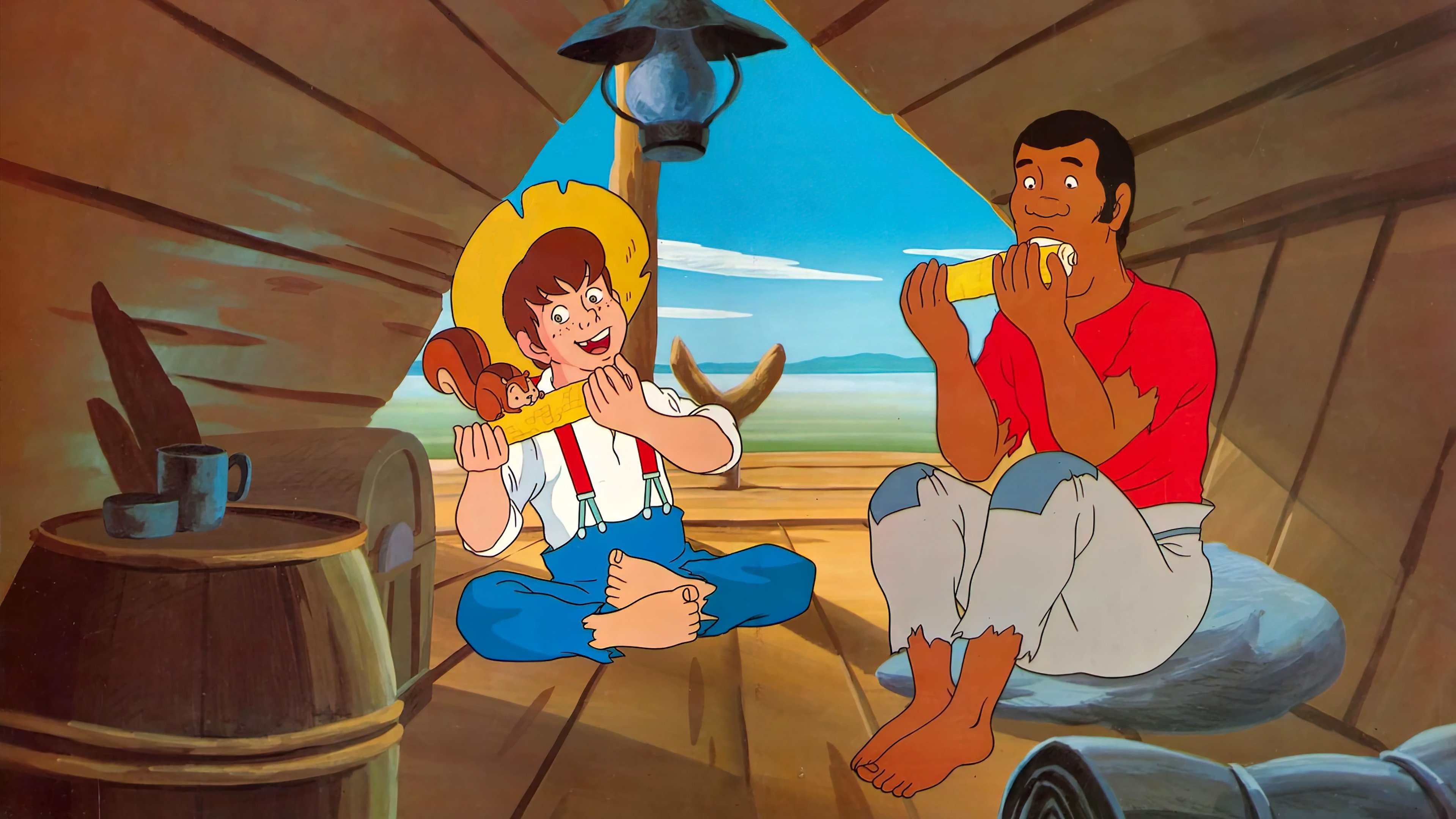 Backdrop for Huckleberry no Bōken