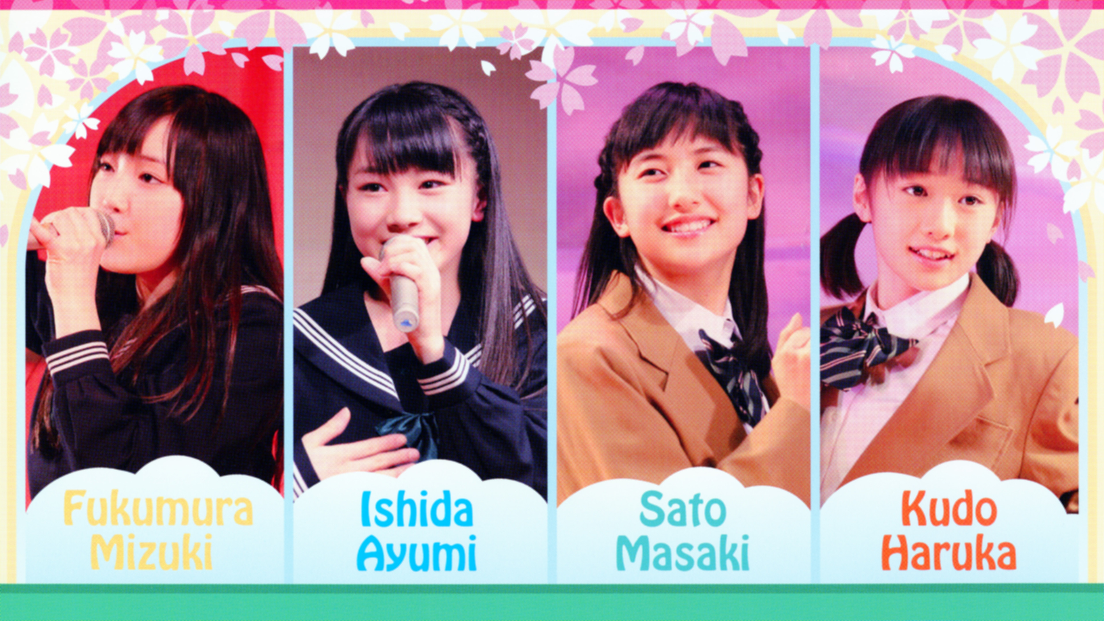 Backdrop for Morning Musume. ANNEX Event ~Iwai・Nyuugakushiki~