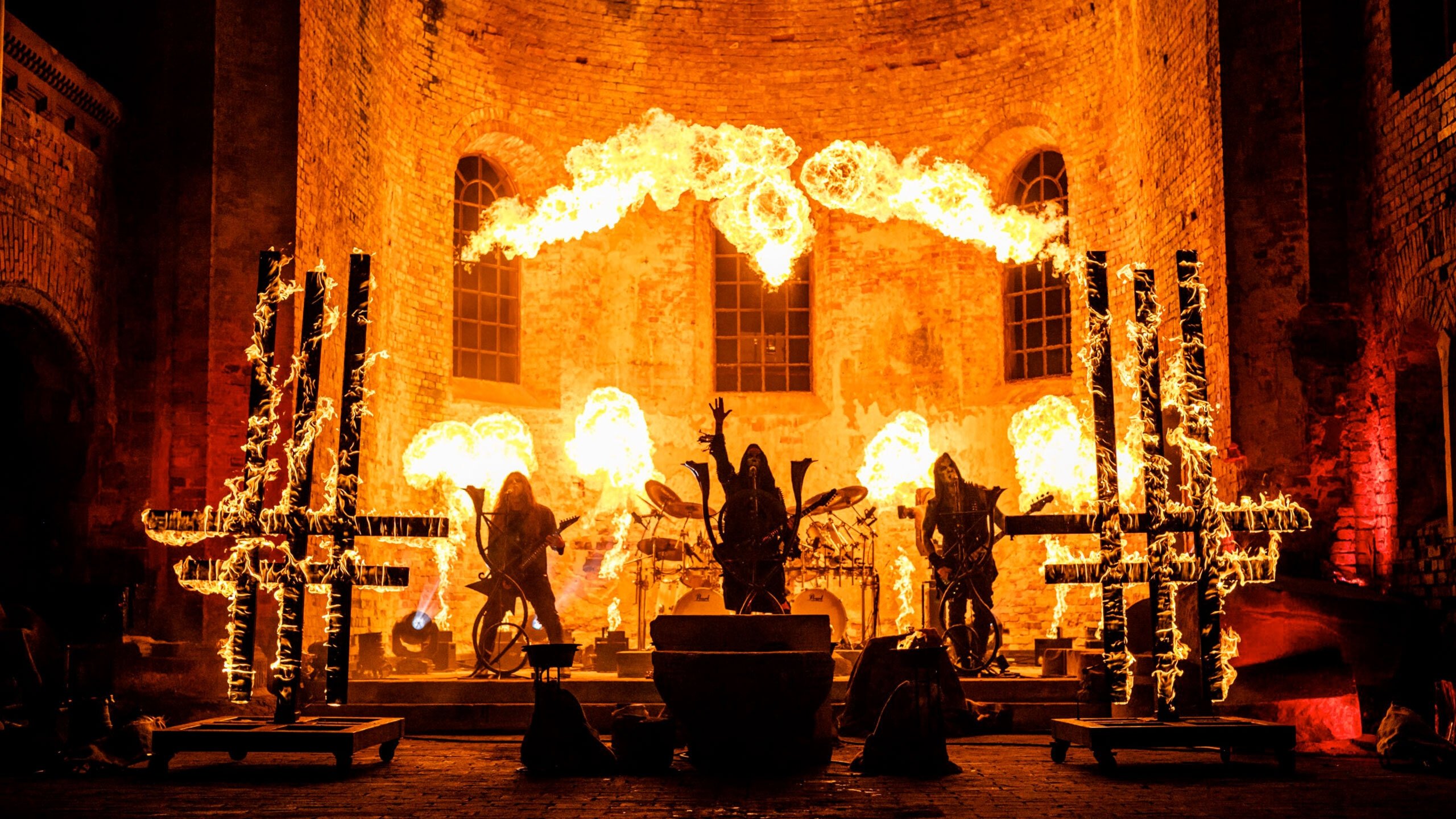 Backdrop for Behemoth - In Absentia Dei