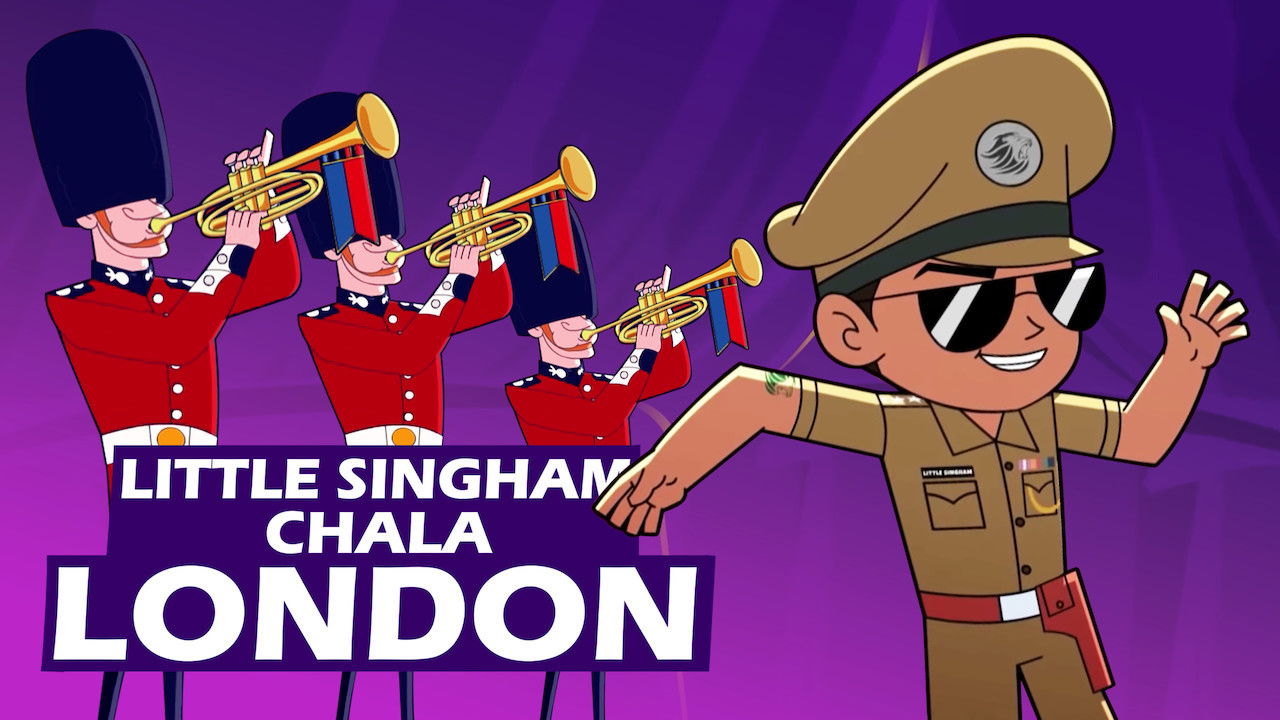 Backdrop for Little Singham in London