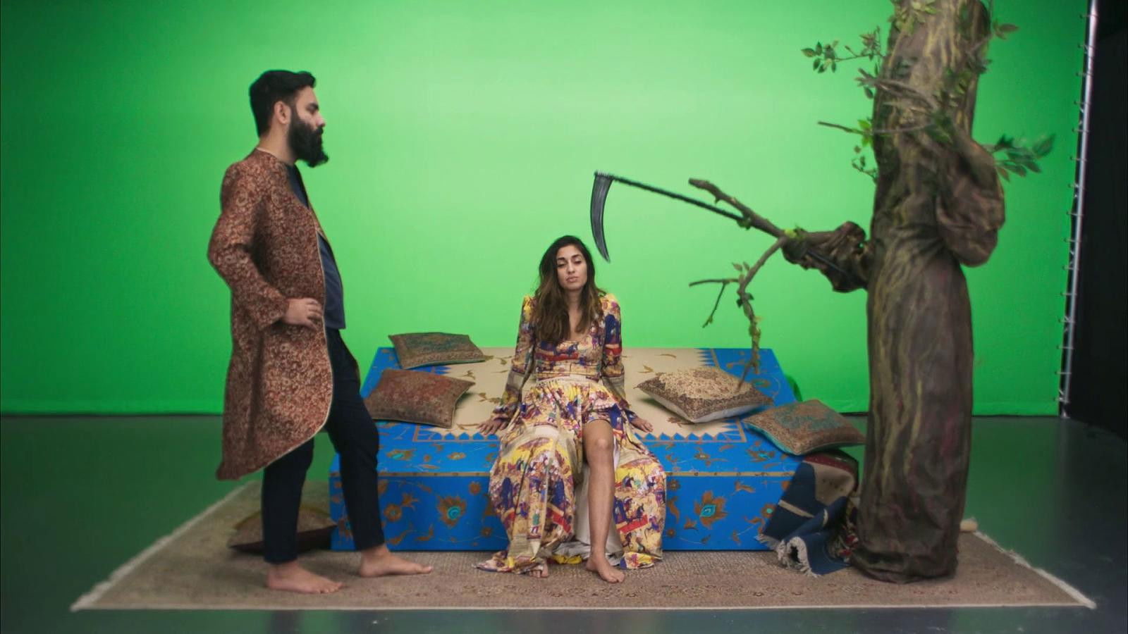 Backdrop for In The Name Of Scheherazade Or The First Beergarden In Tehran