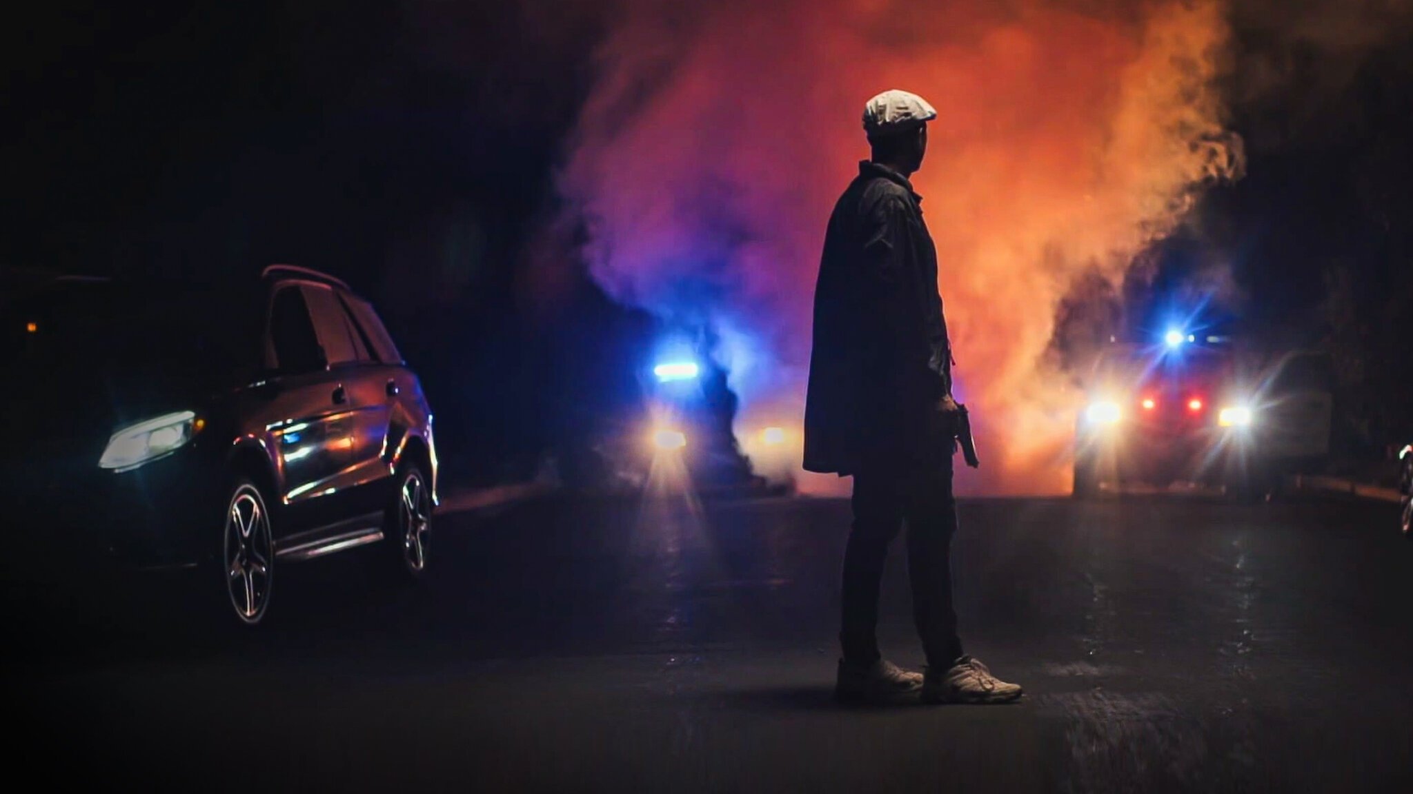 Backdrop for American Manhunt: The Boston Marathon Bombing