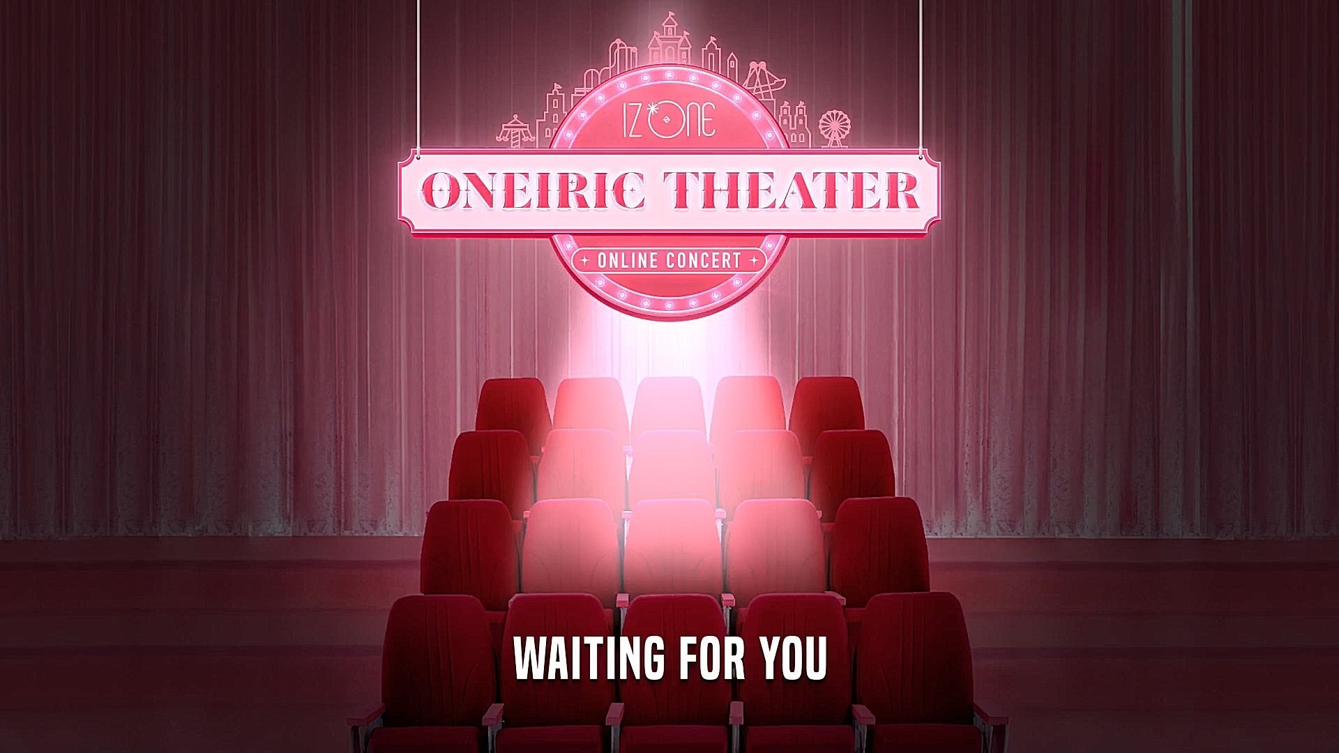 Backdrop for IZ*ONE ONLINE CONCERT [ONEIRIC THEATER]