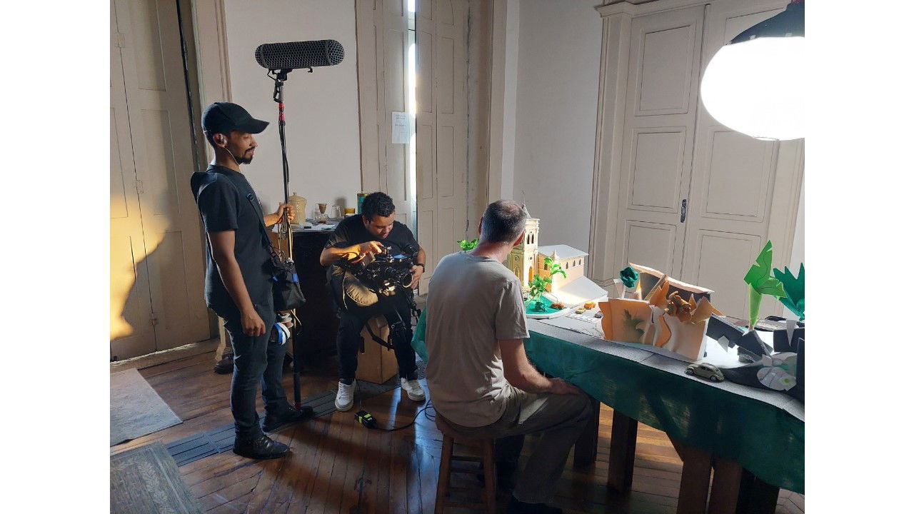 Backdrop for Fuga de Kairós